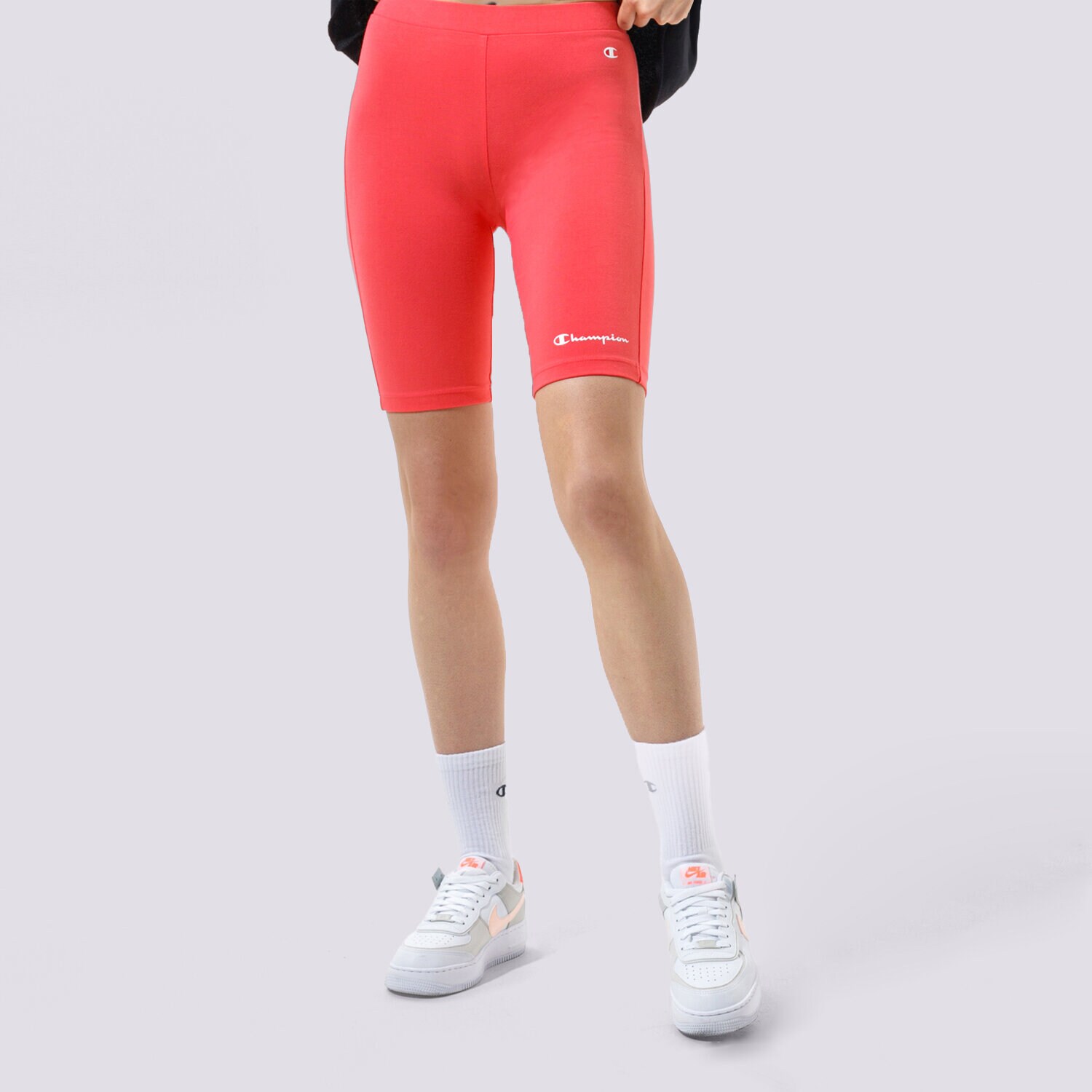 Ženske helanke CHAMPION KRATKE HLAČE BIKE TRUNK 113989PS004 koraljna
