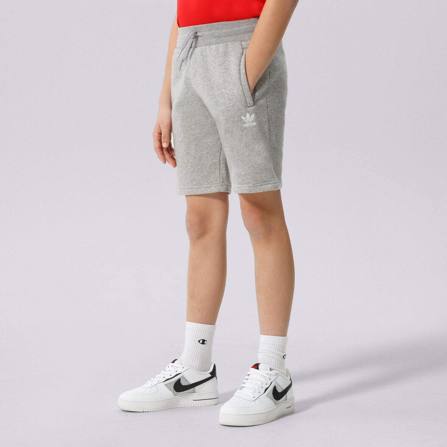 Dječje kratke hlače i haljine ADIDAS KRATKE HLAČE BOY HD2062 siva