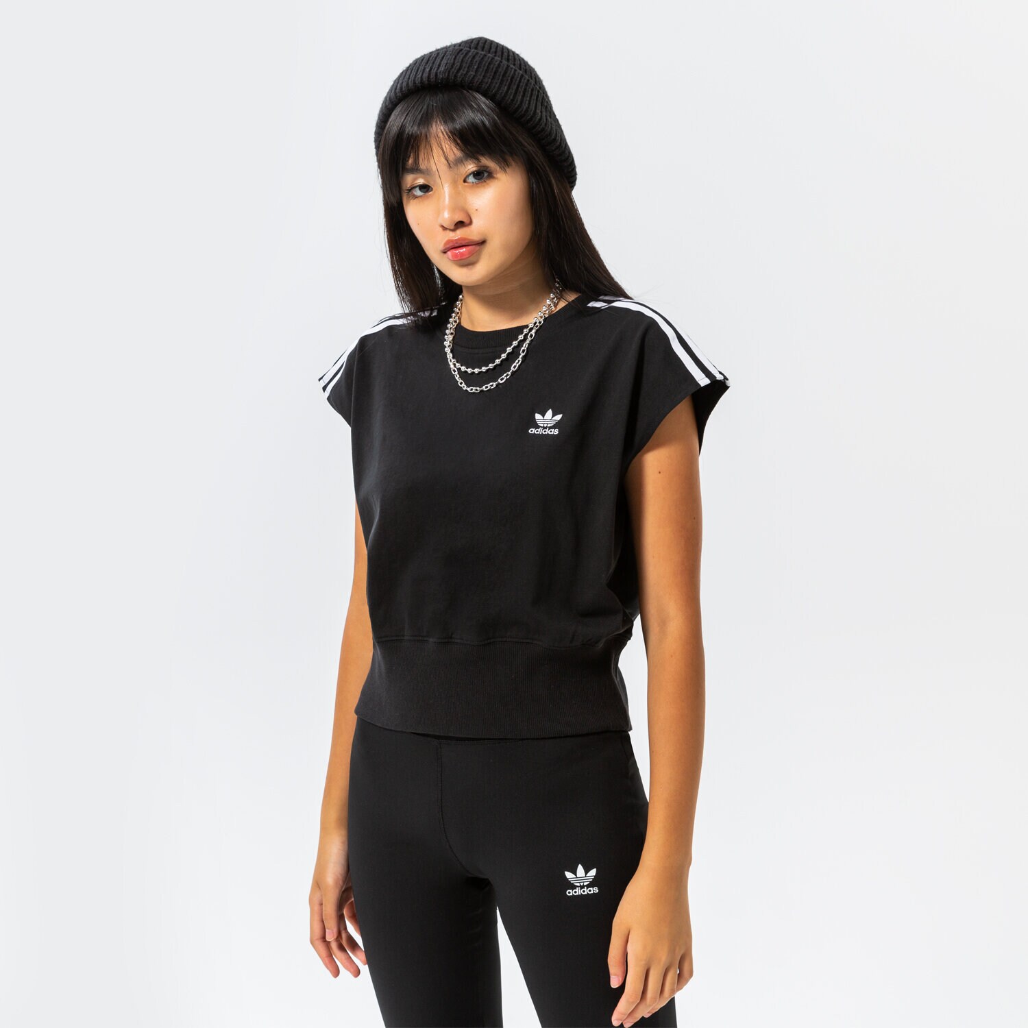 Ženske majice ADIDAS T-SHIRT WAIST CINCH TEE HM2110 crna
