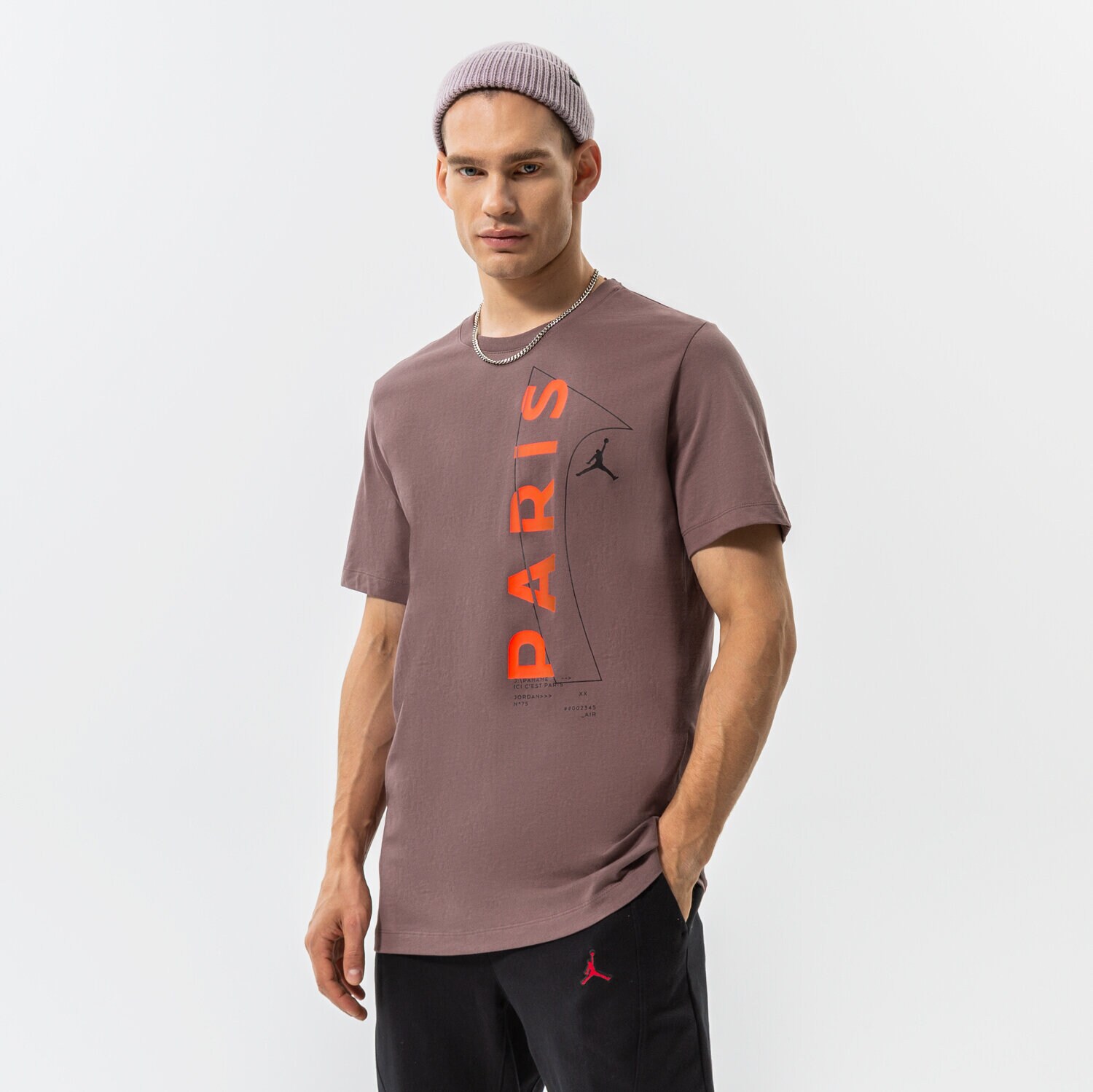 Muške majice JORDAN T-SHIRT M J PSG WORDMARK TEE DM3092-291 smeđa