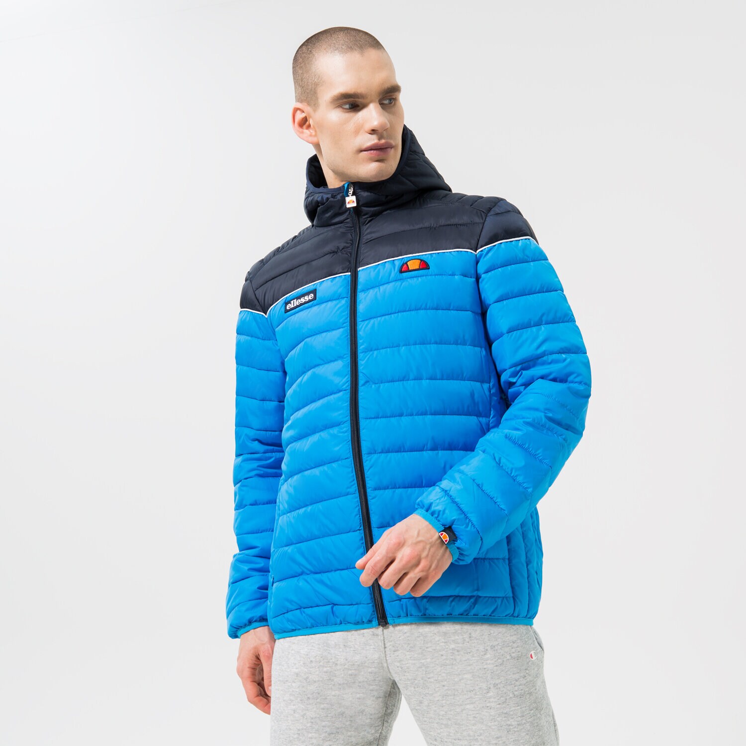 Muške zimske jakne ELLESSE DONJA JAKNA LOMBARDY 2 NAVY/BLUE PADDED JACKET SHK13274433 tamno plava