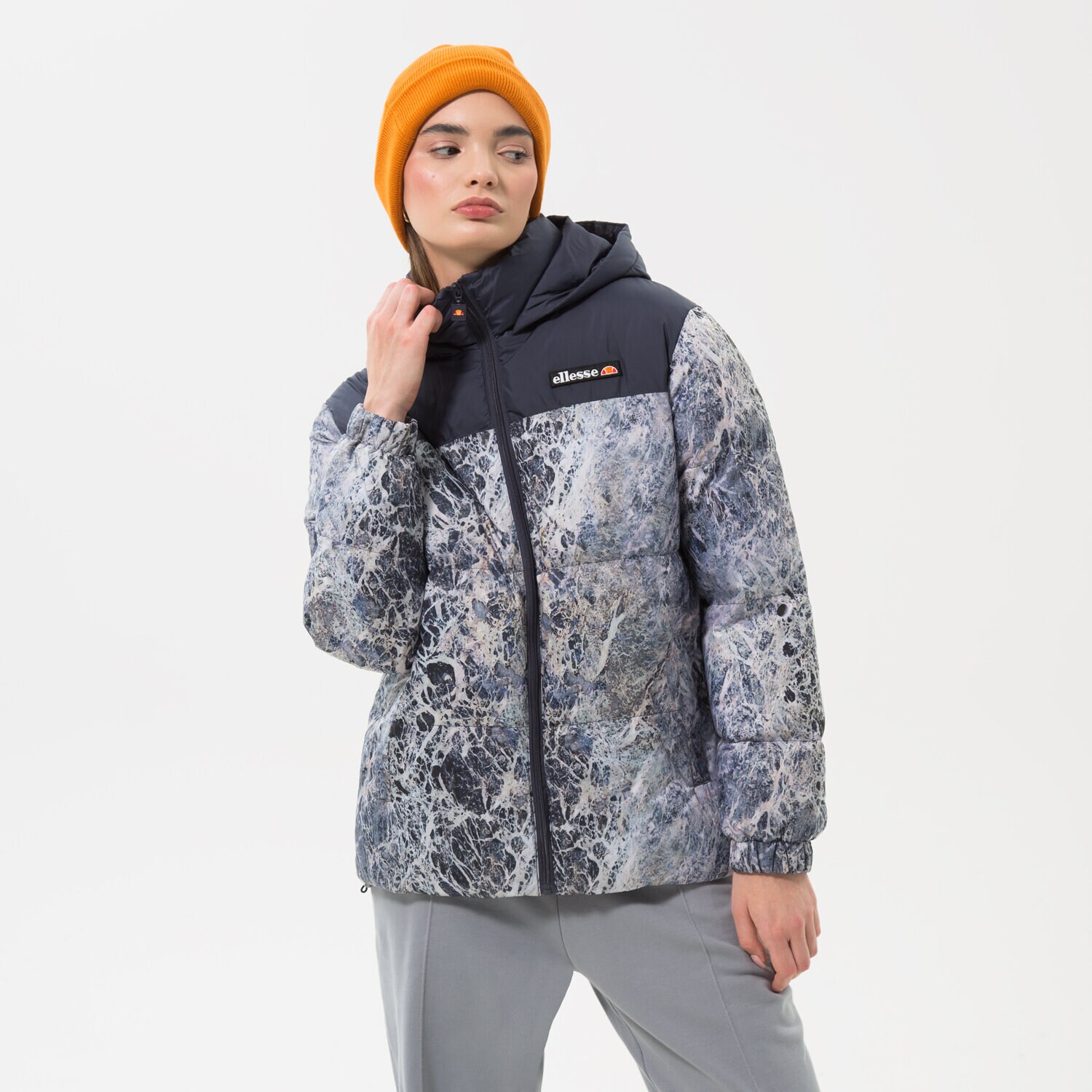 Ženske zimske jakne ELLESSE DONJA JAKNA SENSO PADDED JACKET NAVY