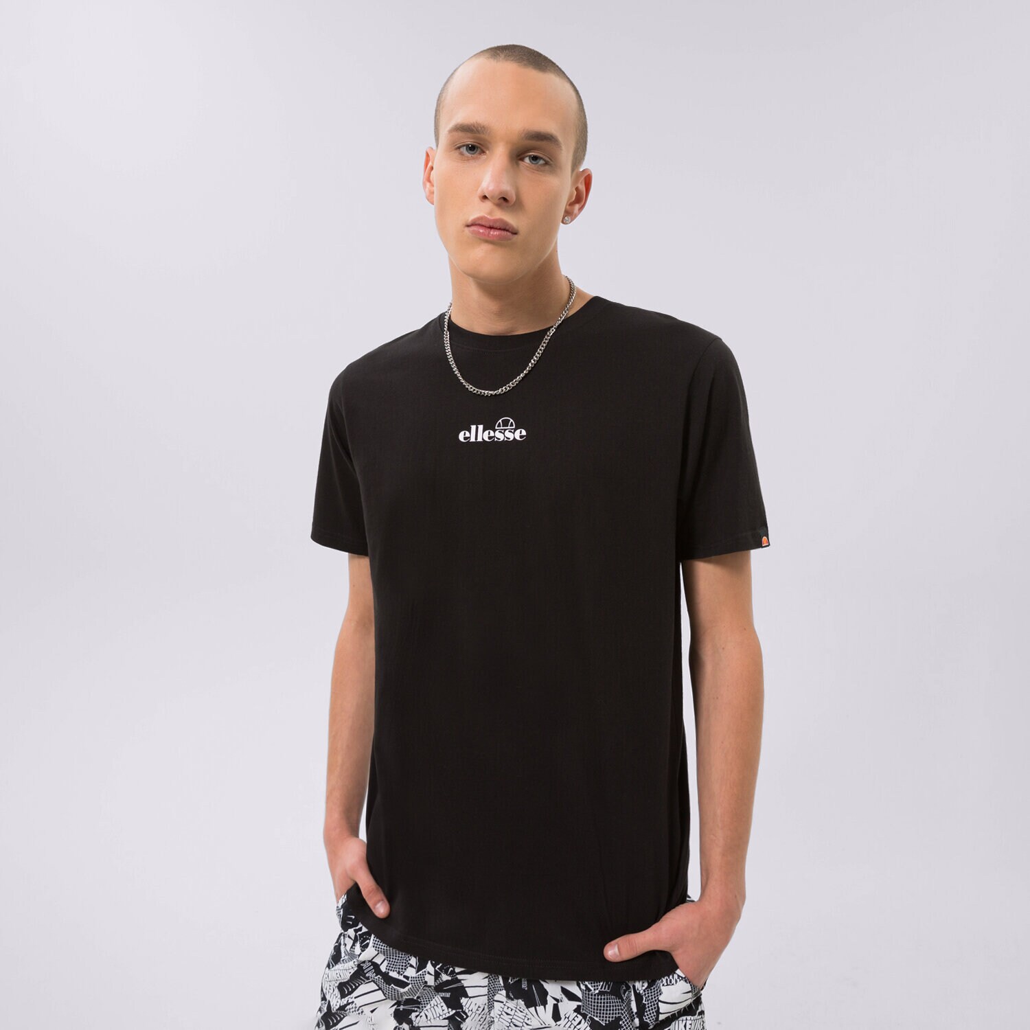 Muške majice ELLESSE T-SHIRT OLLIO TEE SHIRT BLK SHP16463011 crna