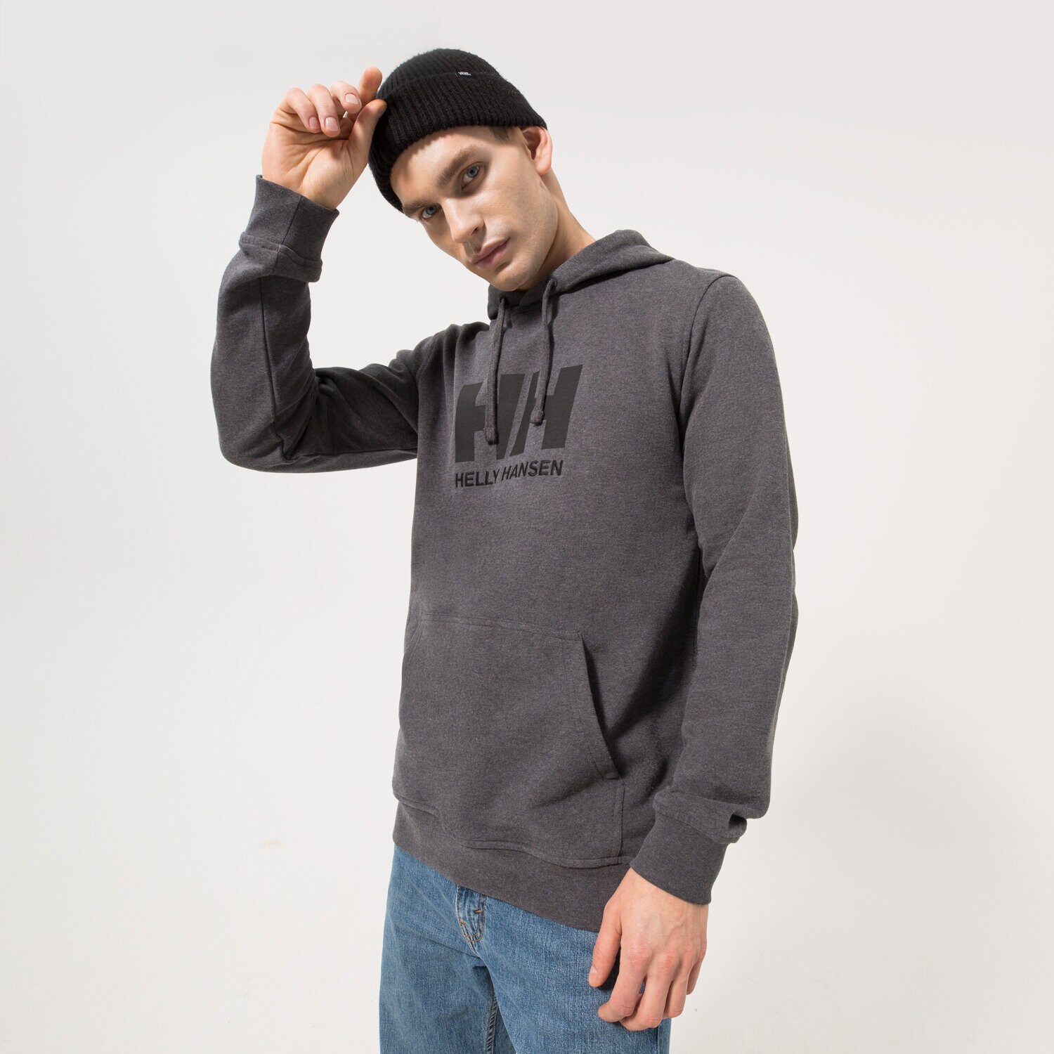 Muške dukserice HELLY HANSEN VESTA S KAPULJAČOM HH LOGO HOODIE 33977981 siva