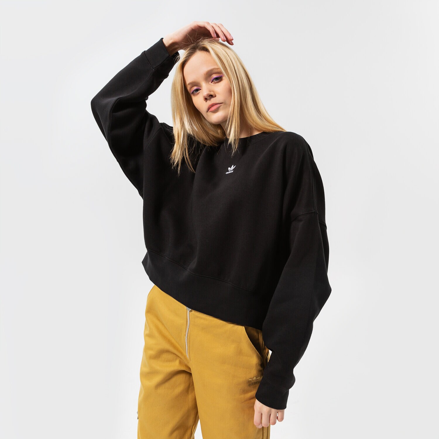 Ženske dukserice ADIDAS VESTA SWEATSHIRT H06660 crna
