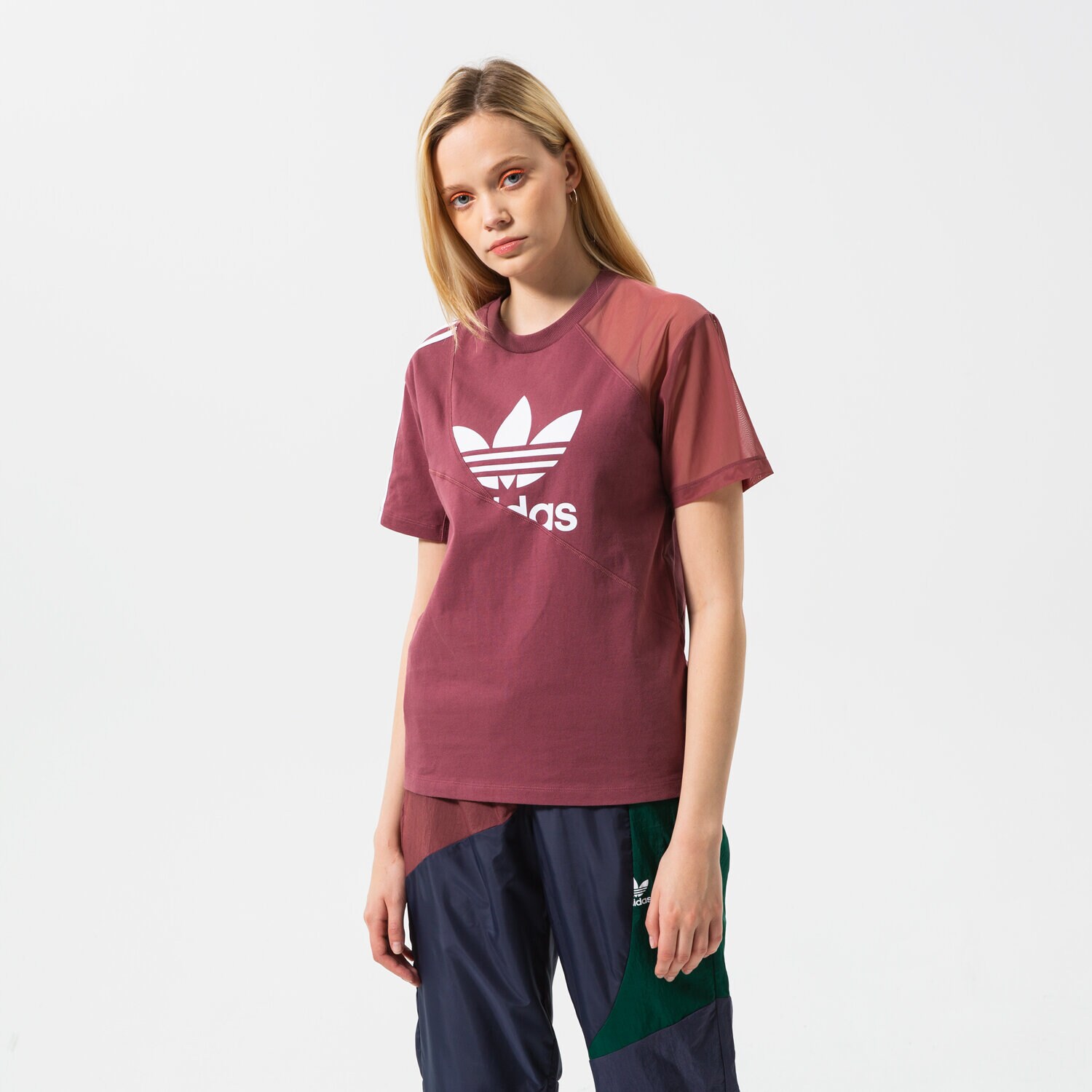 Ženske majice ADIDAS T-SHIRT TEE HC7044 bordo