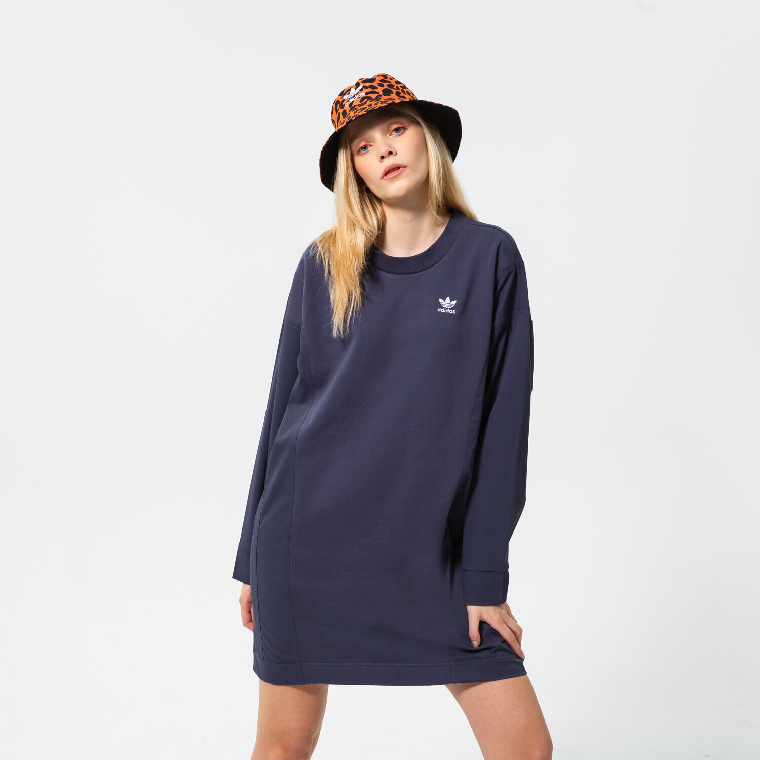 Ženske haljine i suknje ADIDAS HALJINA HC4552 tamno plava