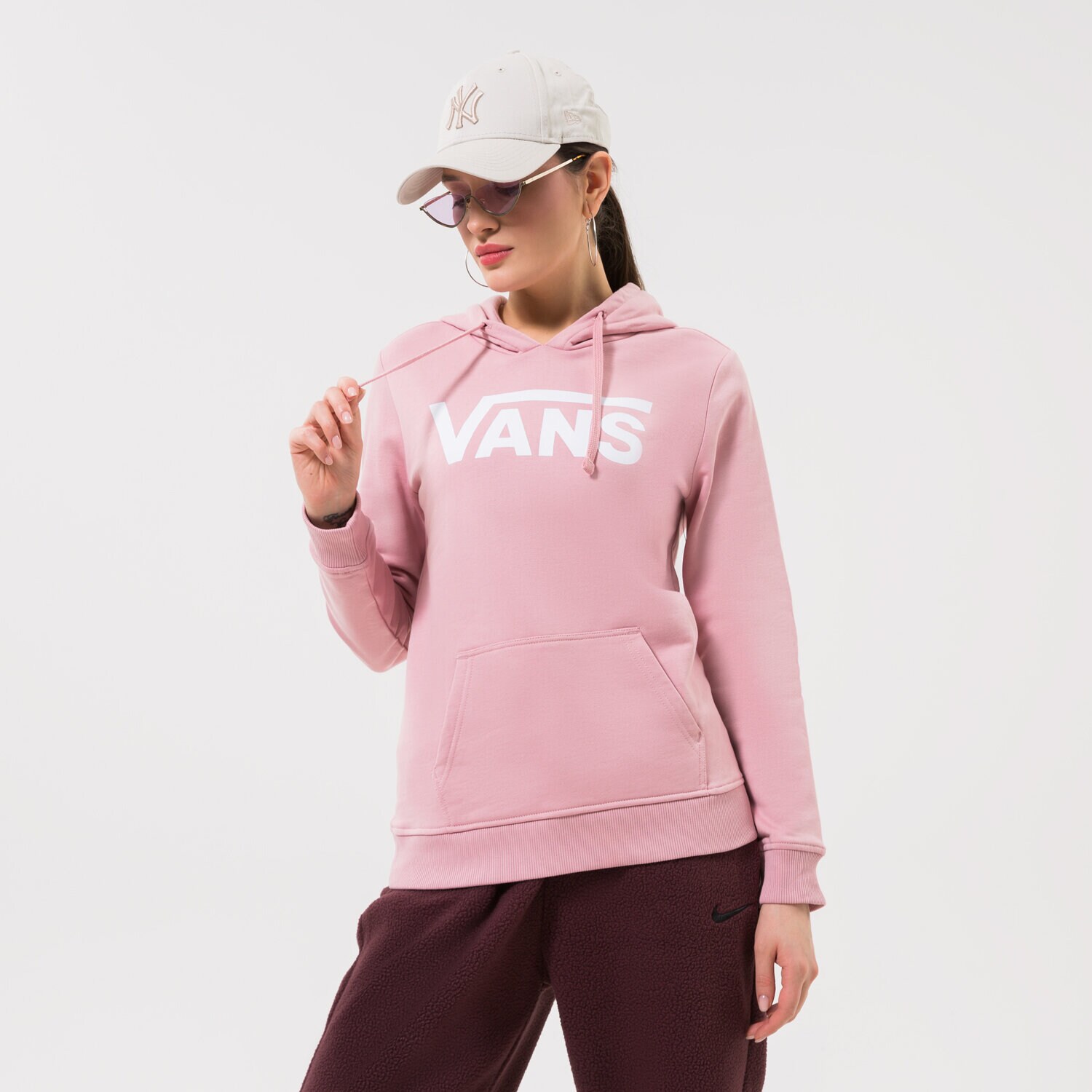 Ženske dukserice VANS VESTA WM CLASSIC V II HOODIE CLASSIC ZEPHYR VN0A53OV2PT1 ružičasta