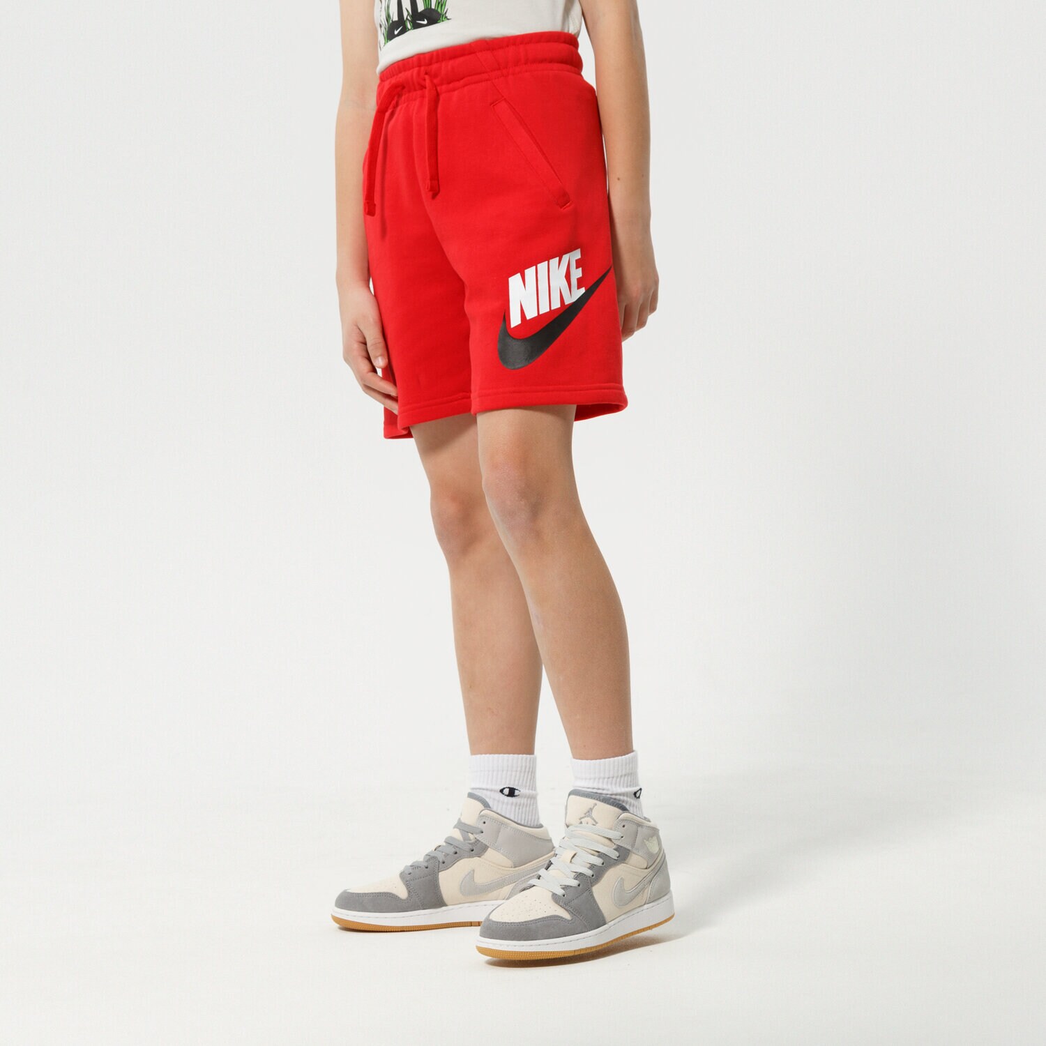 Dječje kratke hlače i haljine NIKE KRATKE HLAČE NIKE SPORTSWEAR CLUB FLEECE BOY CK0509-657 crvena