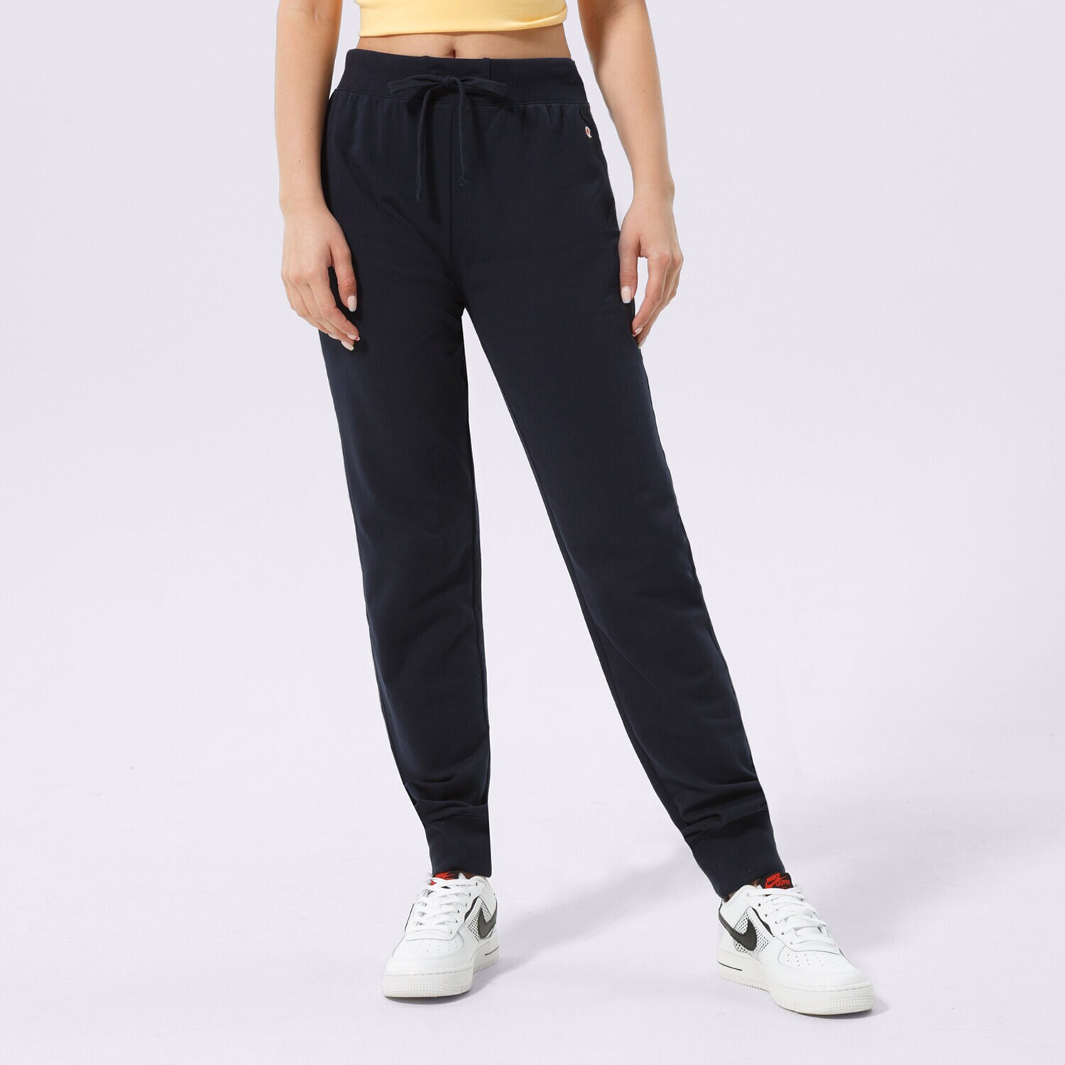 Ženske hlače CHAMPION HLAČE RIB CUFF PANTS 114898BS501 tamno plava