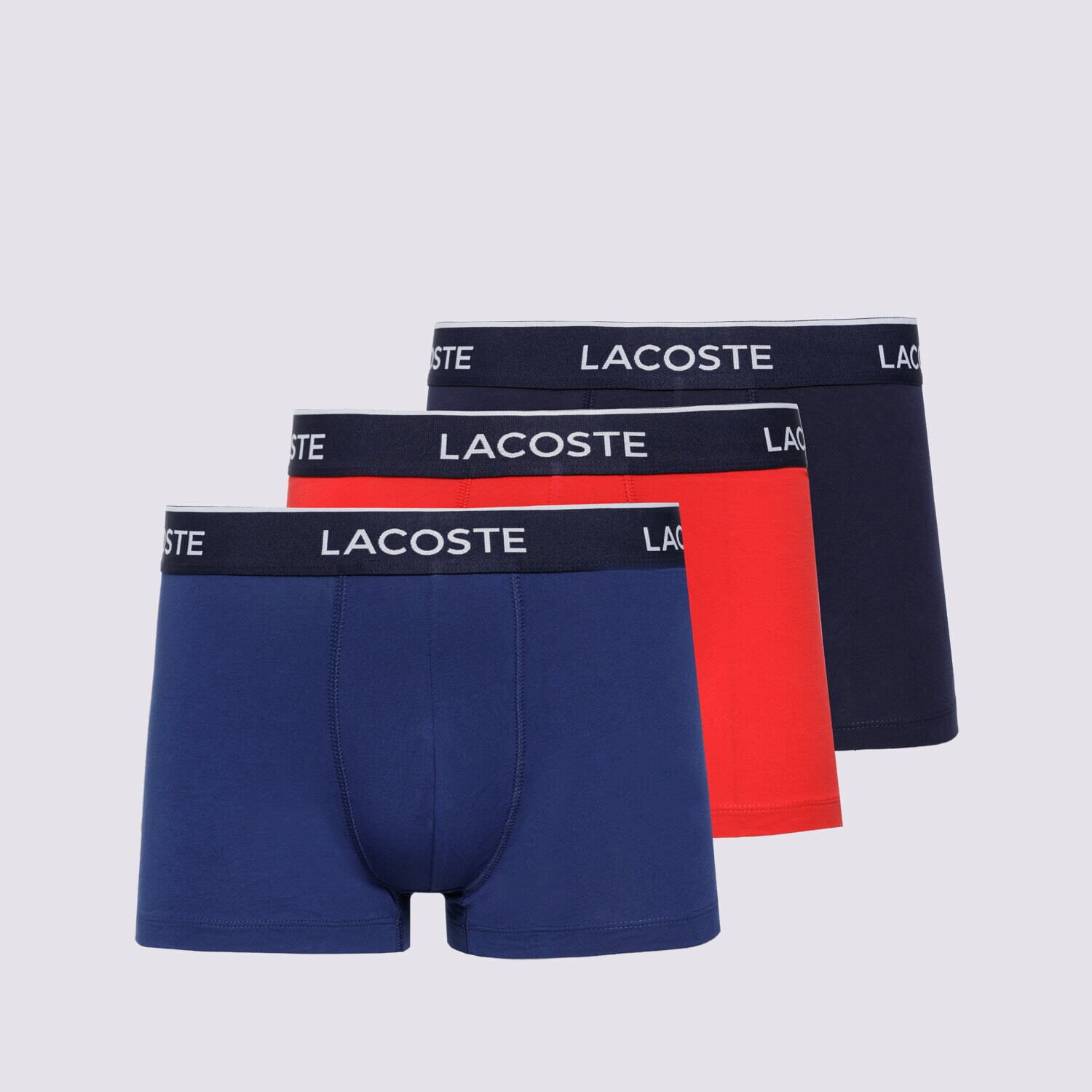 Muške donje rublje LACOSTE BOKSERICE LACOSTE 3 PACK BOXER SHORTS 5H3389.W64 šarena