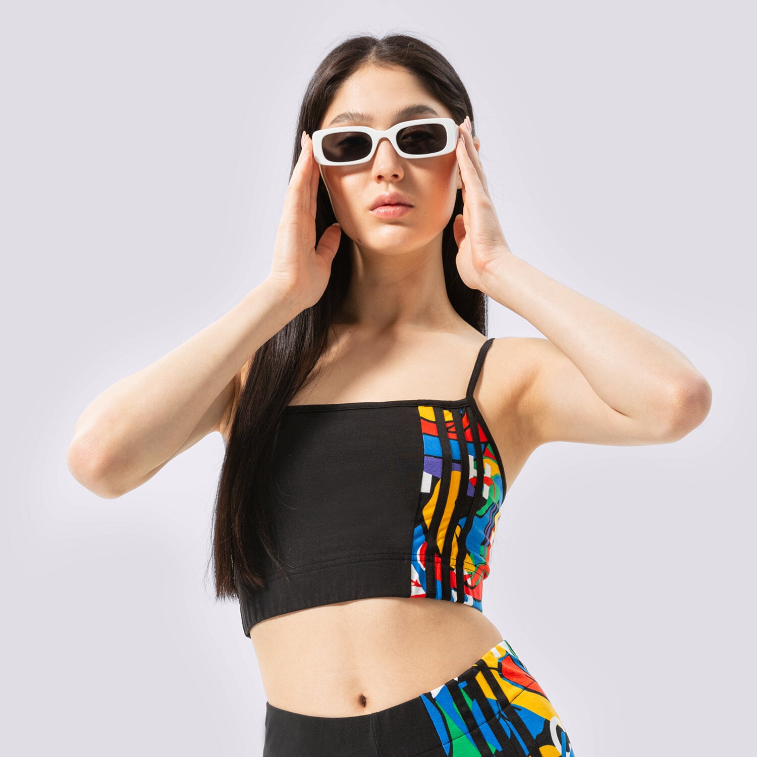 Ženske majice ADIDAS CROP TOP HC4465 crna