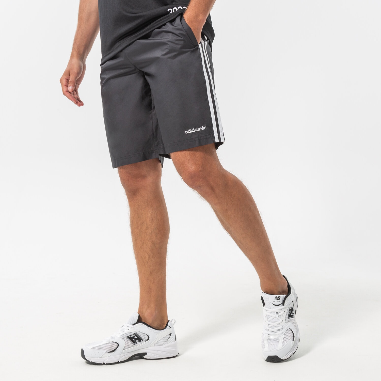 Muške kratke hlače ADIDAS KRATKE HLAČE TRFOIL C S SHRT HC7125 crna