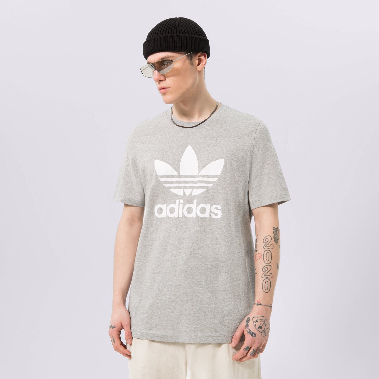 Muške majice ADIDAS T-SHIRT TREFOIL IA4817 siva