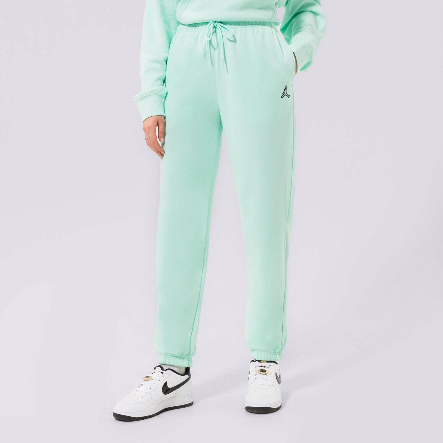 Ženske hlače JORDAN HLAČE ESSENTIAL JOGGERS DN4575-379 mente