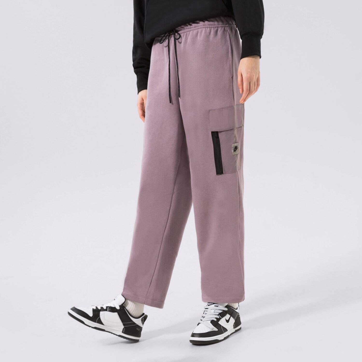 Ženske hlače NIKE HLAČE W NSW CARGO FLC PANT SU DX2323-531 ljubičasta