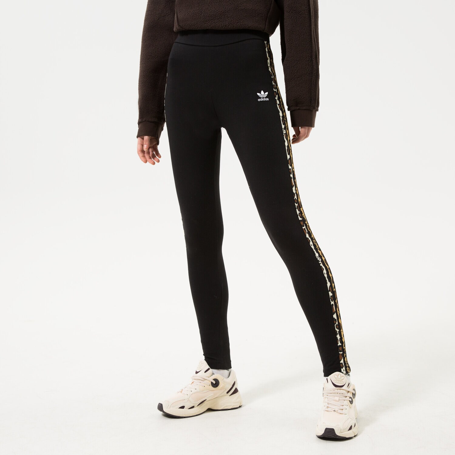 Ženske hlače ADIDAS TAJICE 3 STRIPES TIGHT HB4767 crna