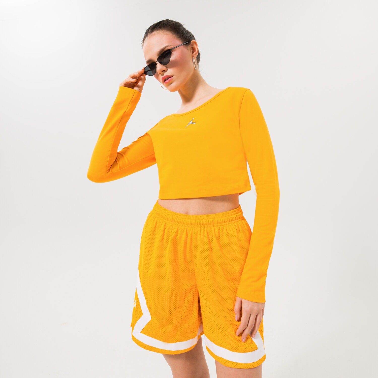 Ženske majice JORDAN TOP W J FLIGHT LS TOP CORE DQ4465705 žuta