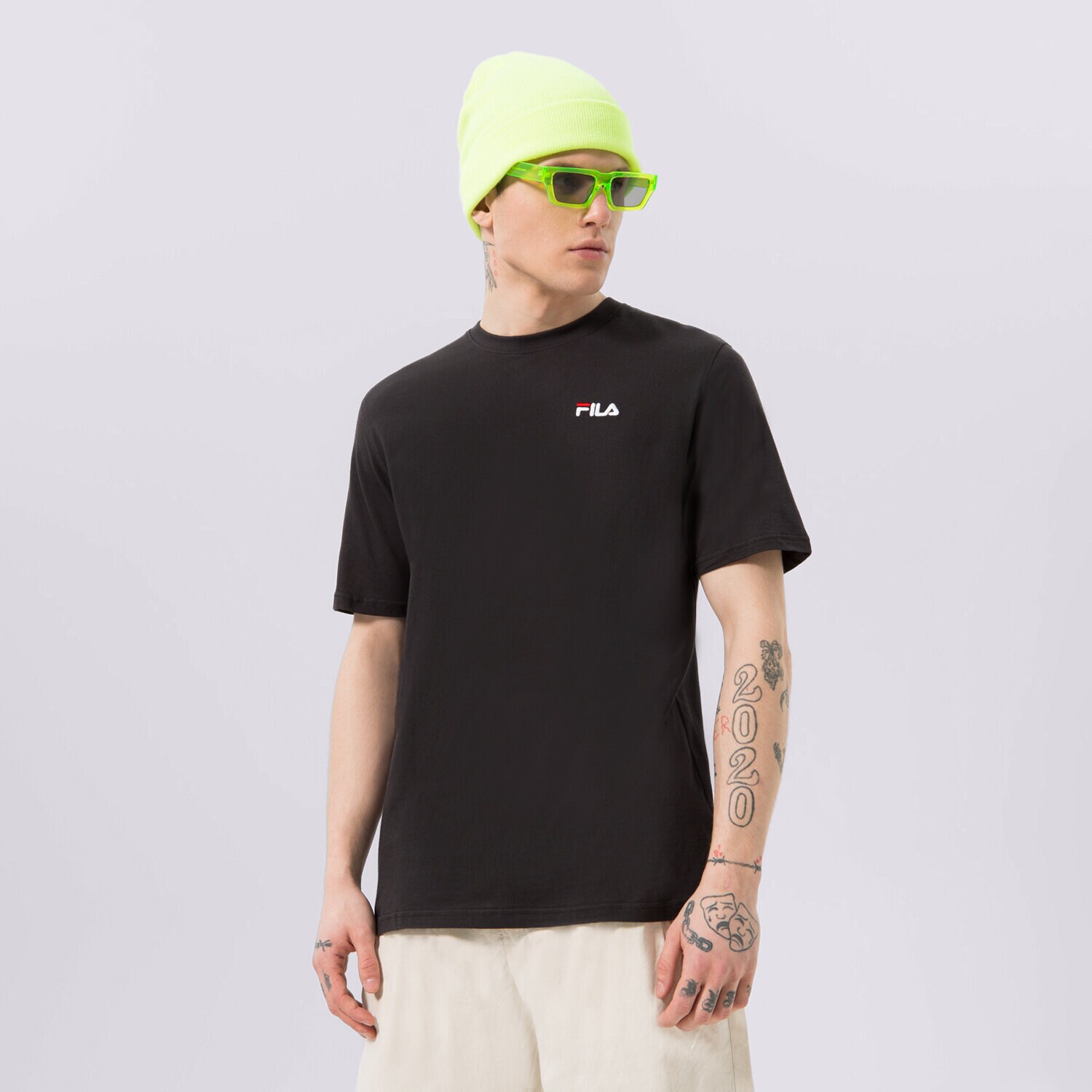 Muške majice FILA T-SHIRT DRINGO SS23SPM229235 crna