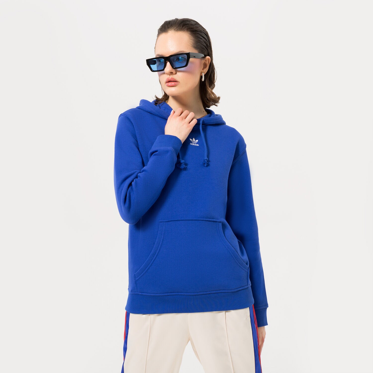 Ženske dukserice ADIDAS VESTA S KAPULJAČOM HOODIE IA6417 plava