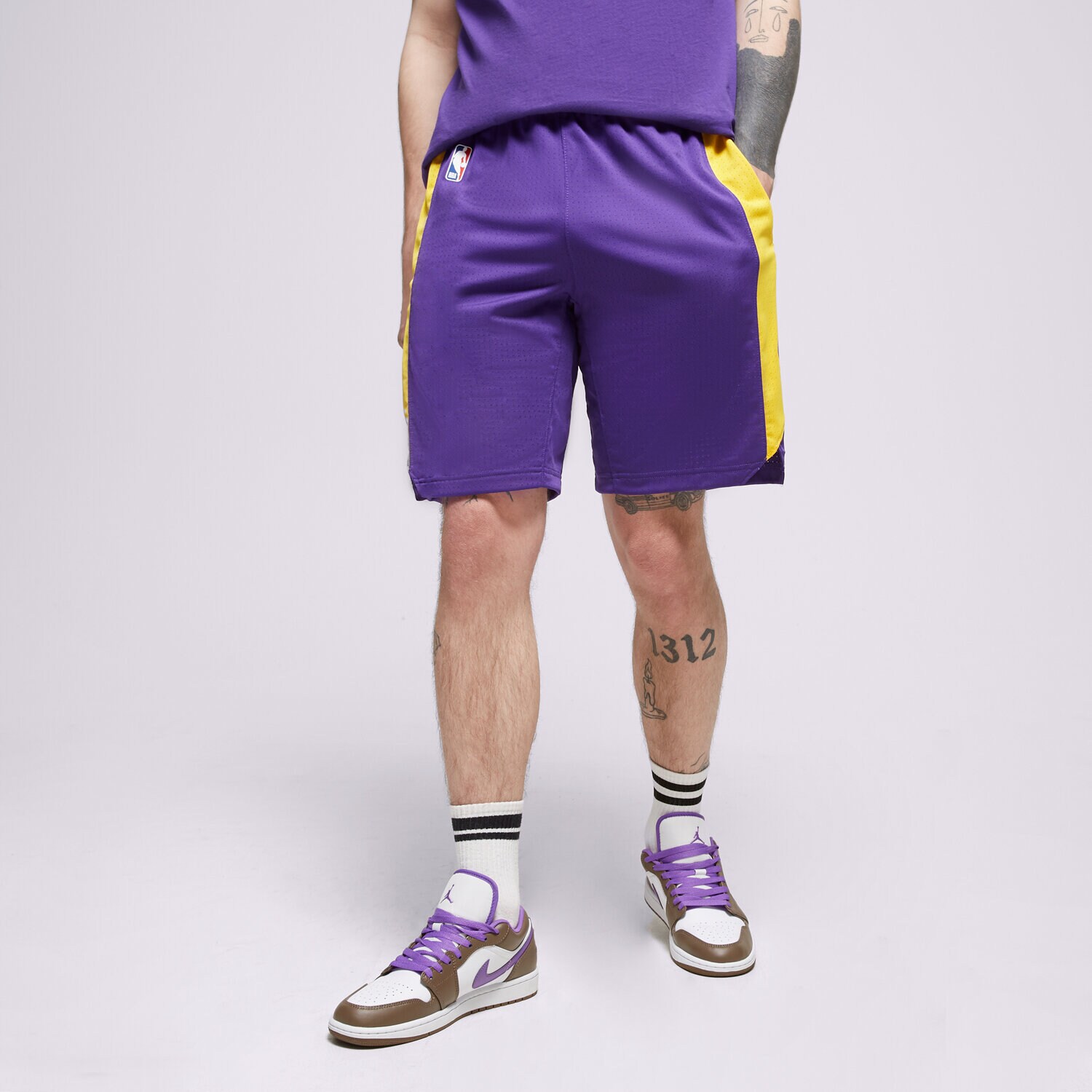 Muške kratke hlače NIKE KRATKE HLAČE LOS ANGELES LAKERS NIKE NBA AJ5077-504 plava