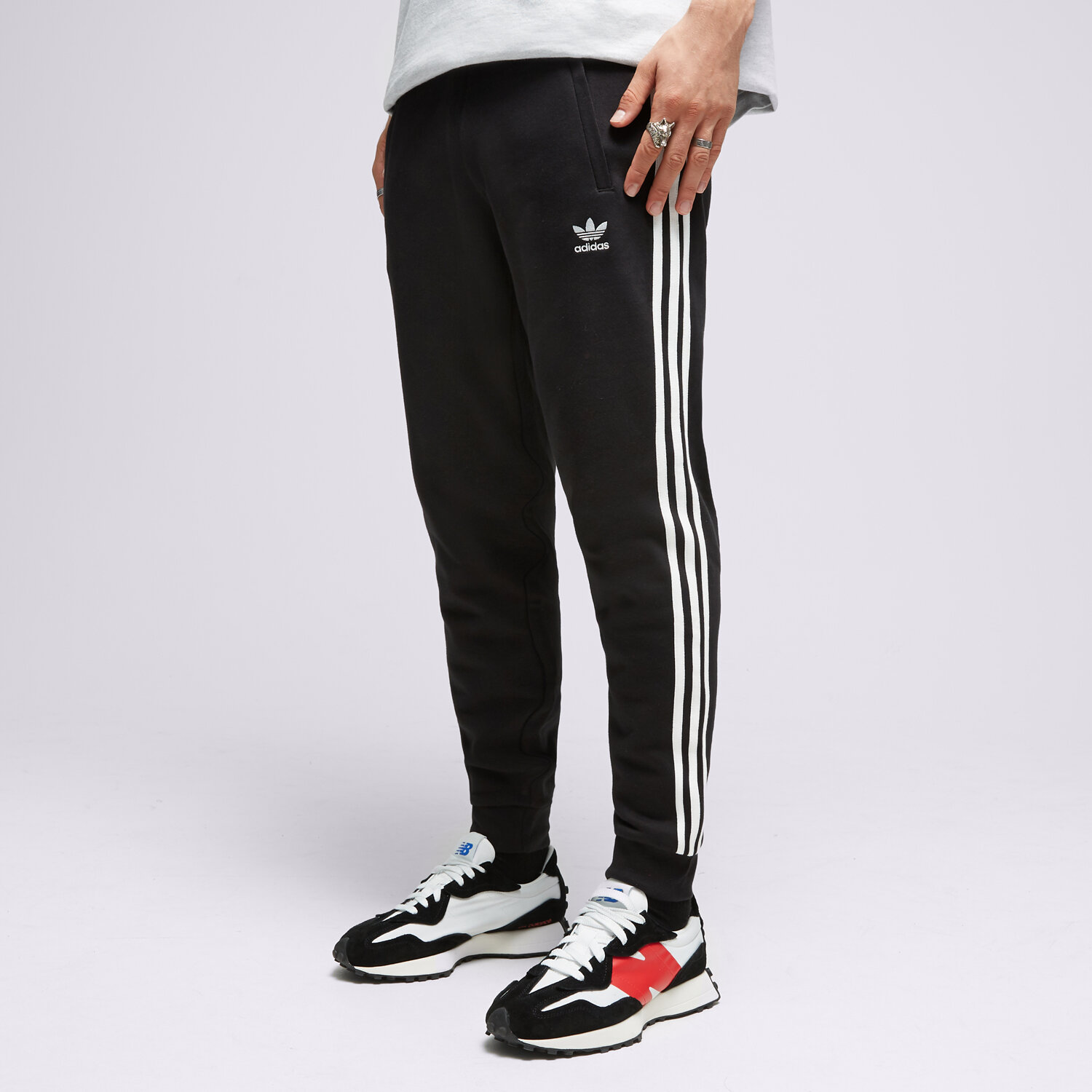 Muške hlače ADIDAS HLAČE 3-STRIPES PANT IA4794 crna