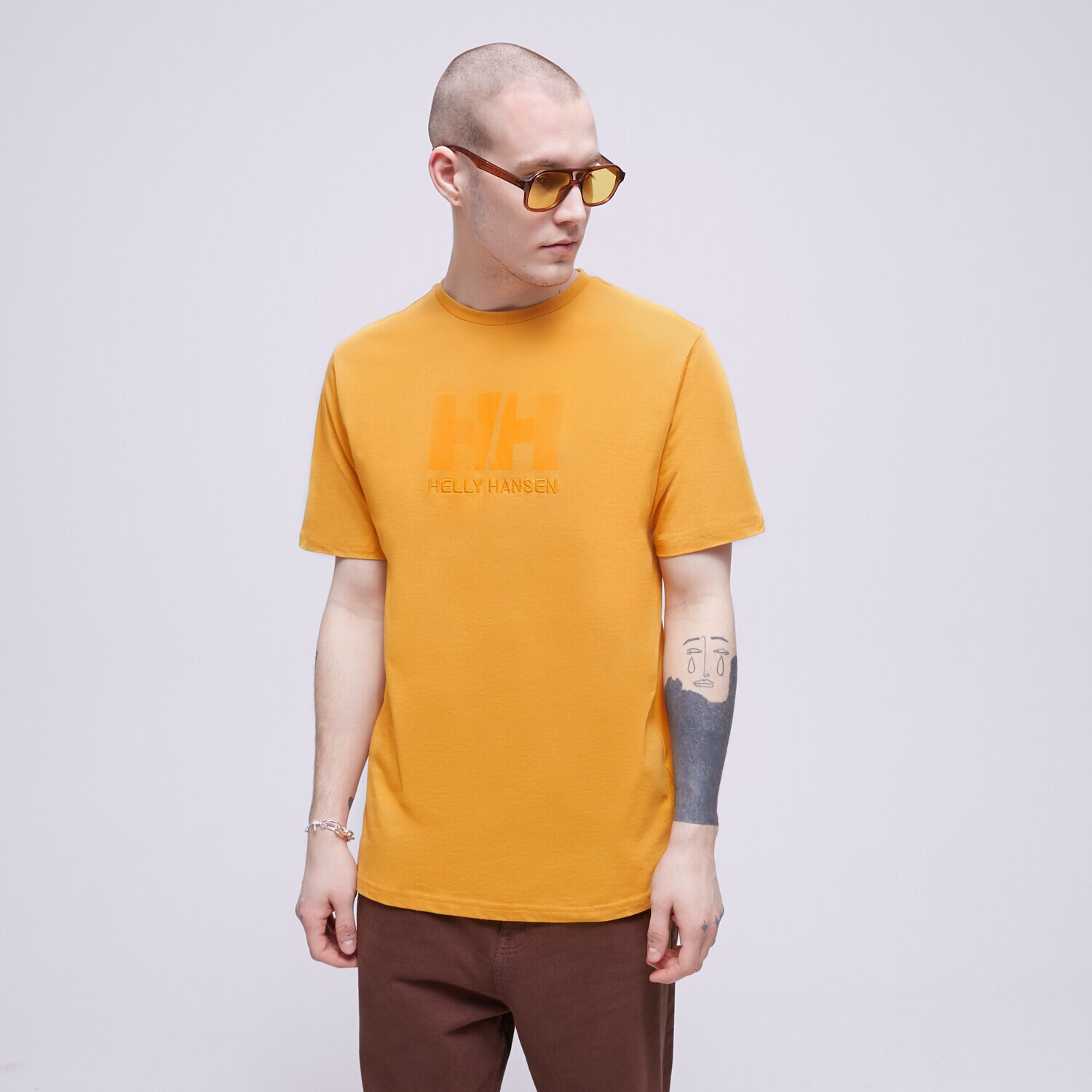 Muške majice HELLY HANSEN T-SHIRT HH LOGO 33979364 žuta