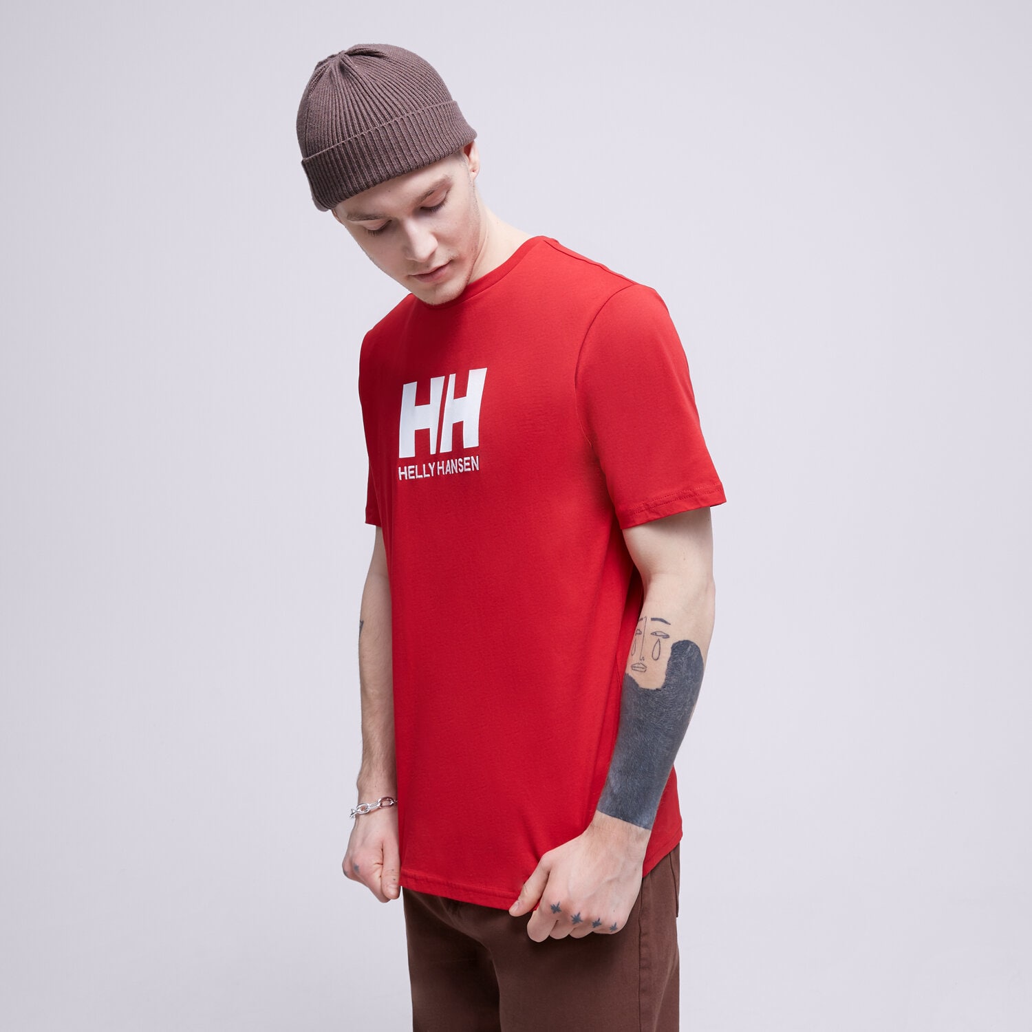 Muške majice HELLY HANSEN T-SHIRT HH LOGO 33979163 crvena