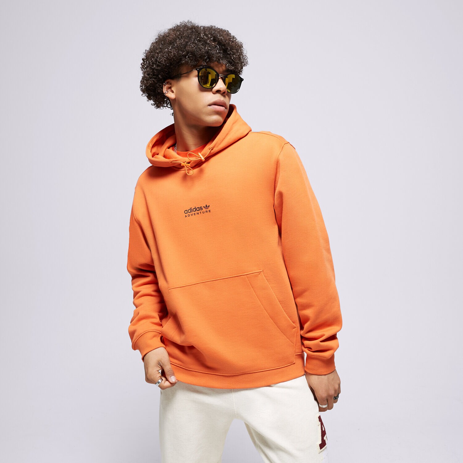 Muške dukserice ADIDAS VESTA S KAPULJAČOM ADV HOODY IC5355 narančasta