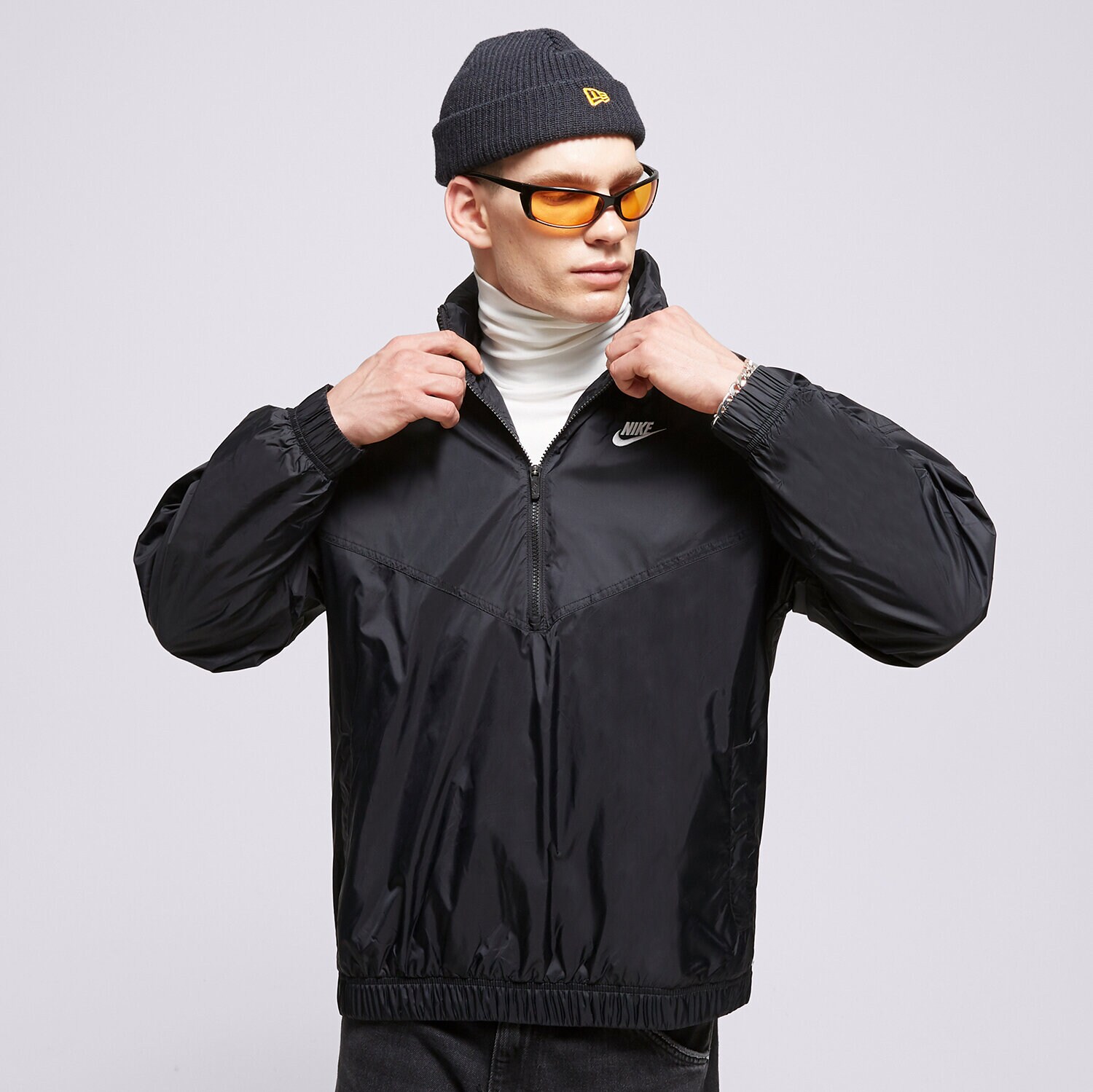 Muške prijelazne jakne NIKE JAKNA M NK WR ANORAK JKT DQ4910-010 crna