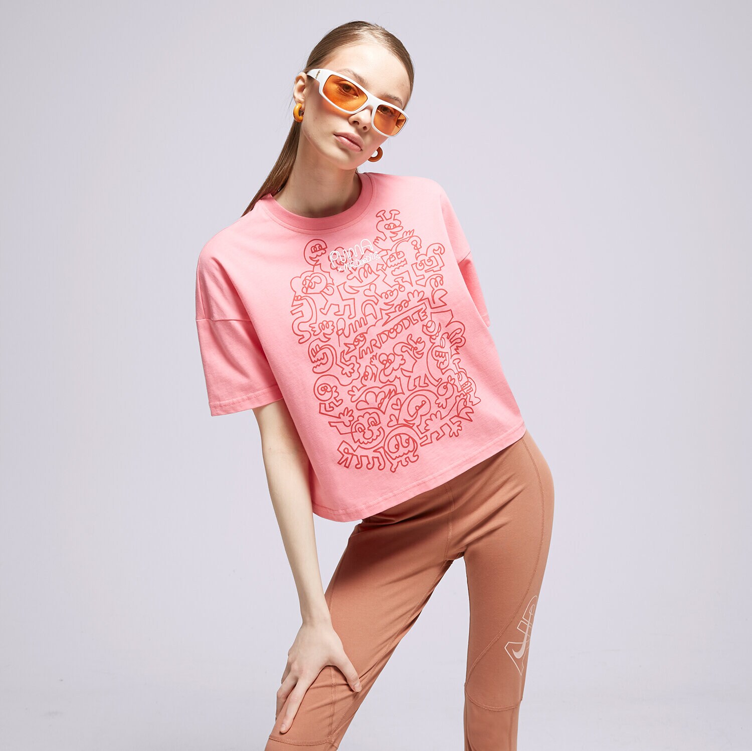 Ženske majice PUMA T-SHIRT 530659 530659 81 ružičasta