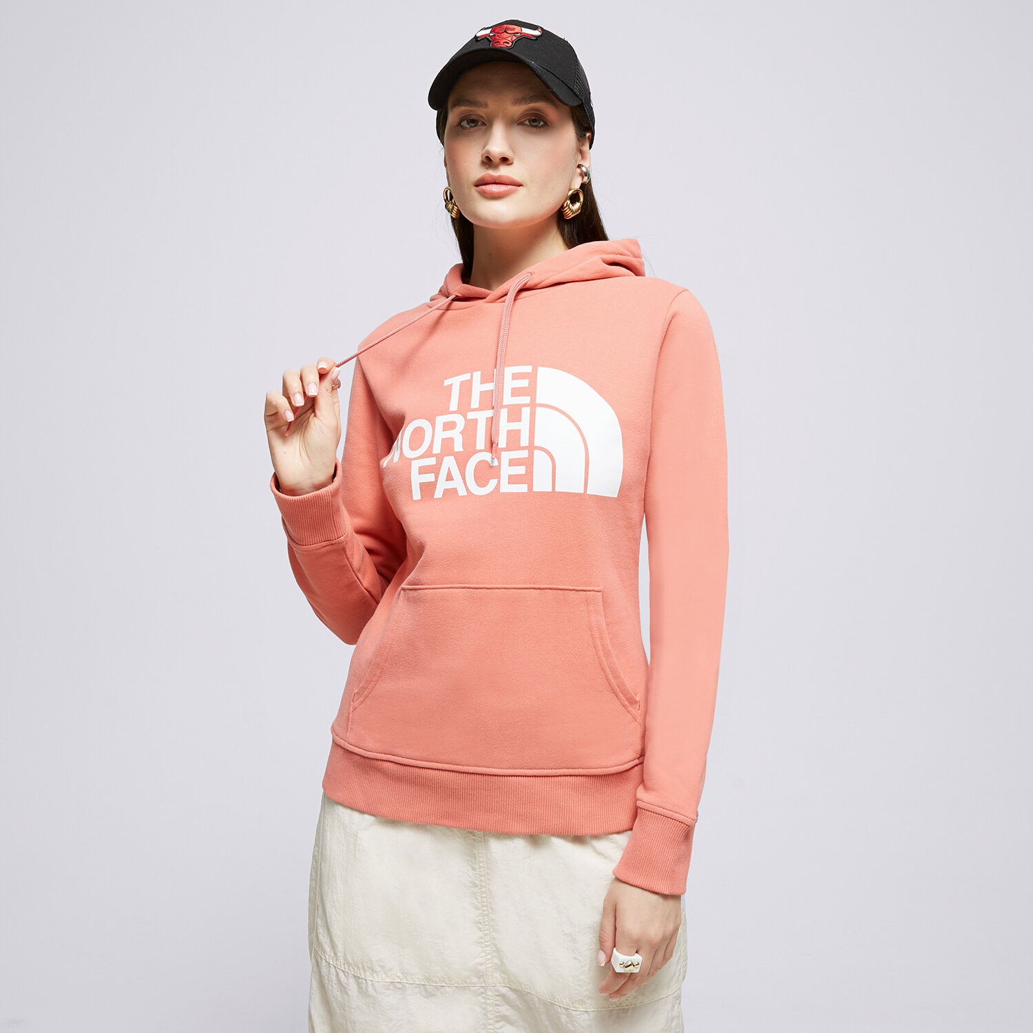 Ženske dukserice THE NORTH FACE VESTA S KAPULJAČOM NF0A4M7C NF0A4M7C-UBG ružičasta