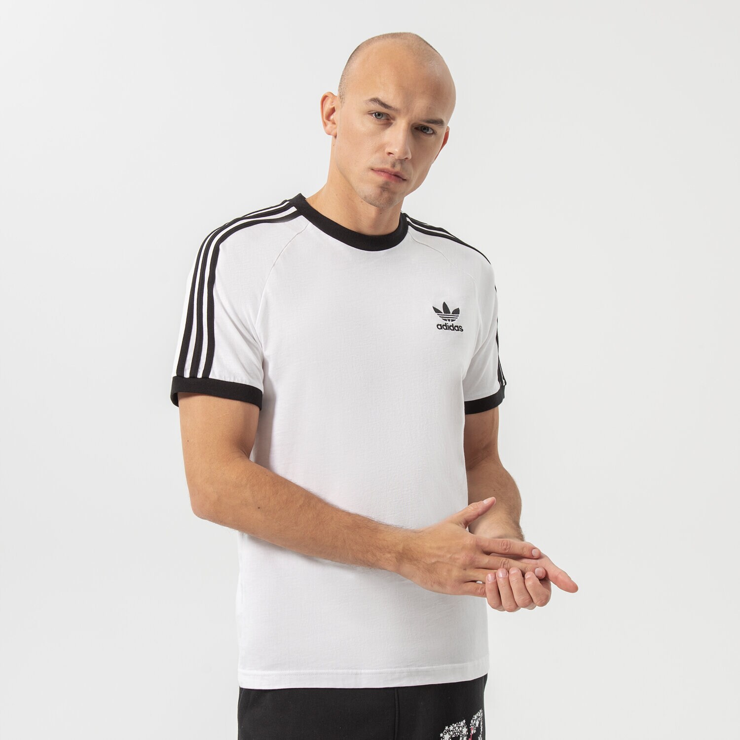 Muške majice ADIDAS T-SHIRT 3-STRIPES TEE GN3494 bijela