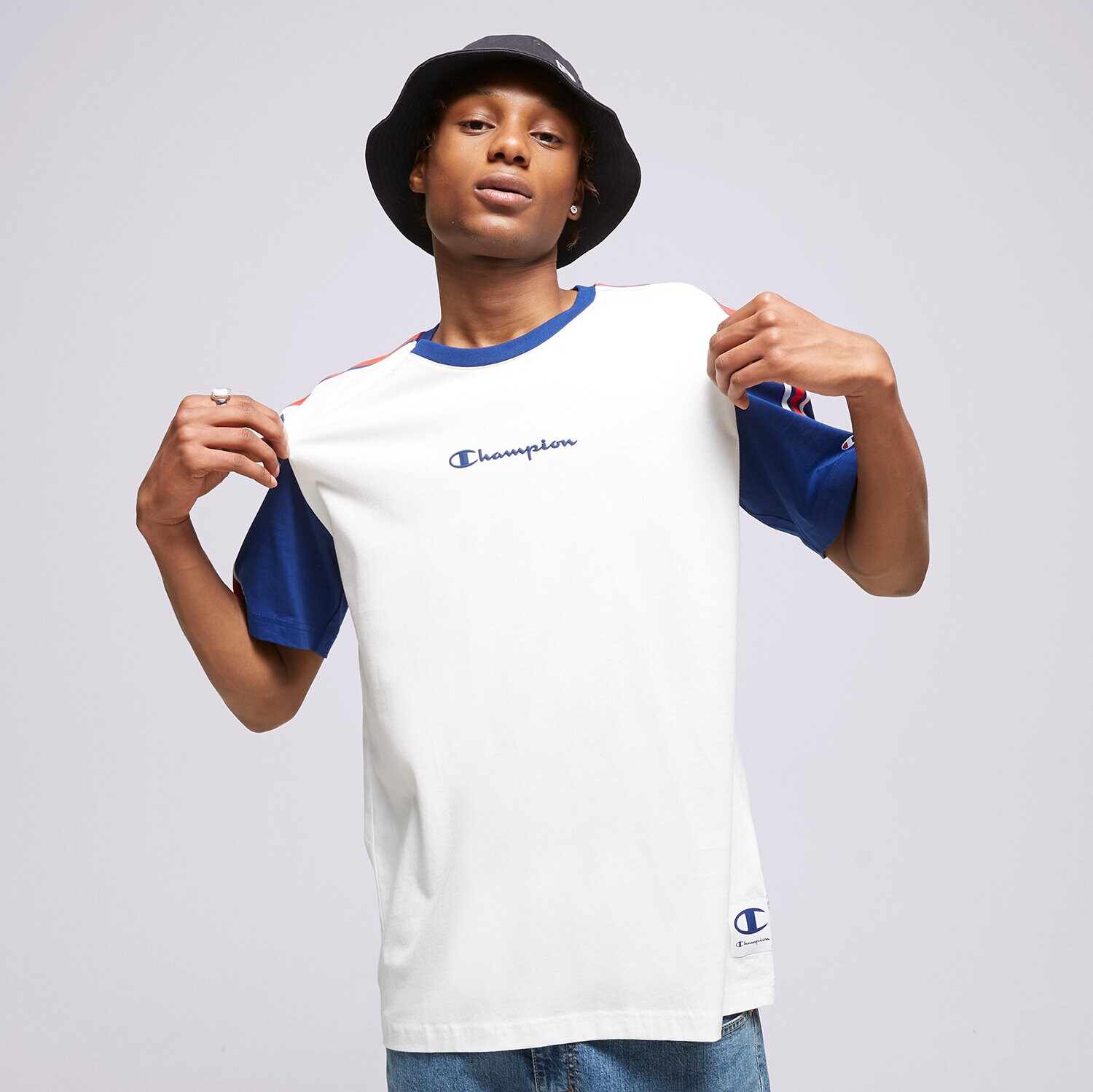 Muške majice CHAMPION T-SHIRT CREWNECK T-SHIRT 218768WW001 bijela