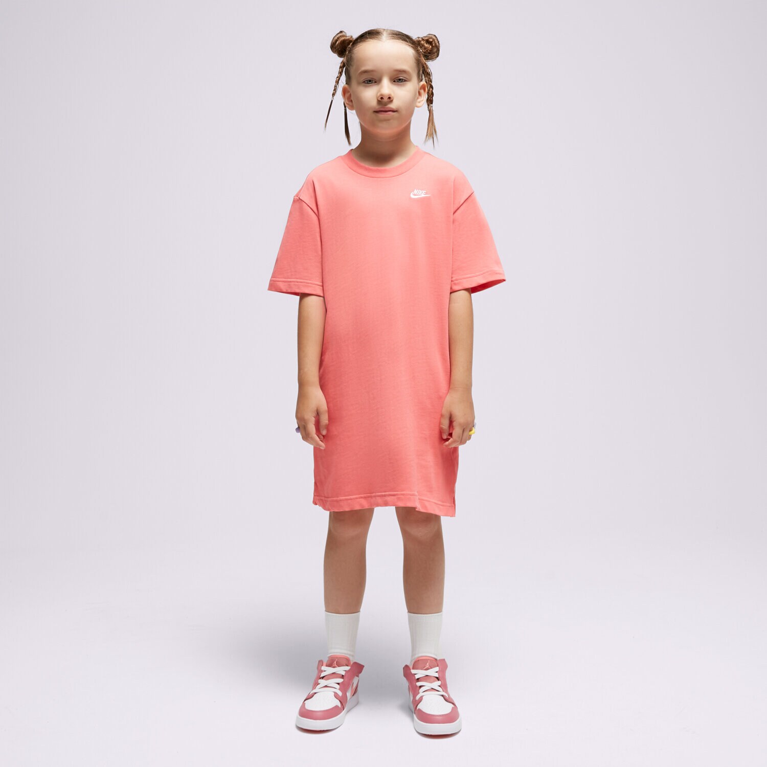 Dječje kratke hlače i haljine NIKE HALJINA G NSW TSHIRT DRSS FB1258-894 ružičasta