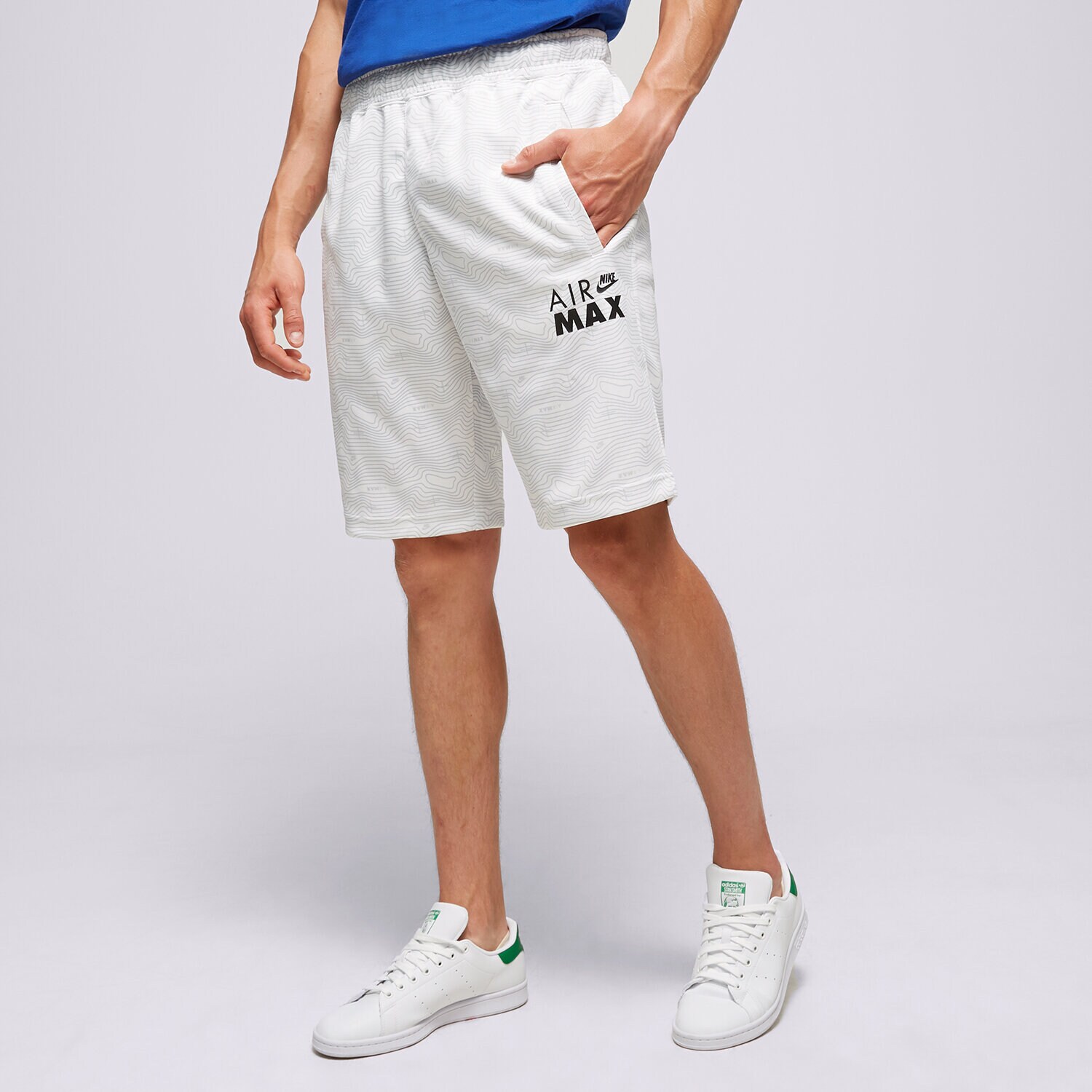 Muške kratke hlače NIKE KRATKE HLAČE AIR MAX ALL OVER PRINT SHORTS DO7243-100 bijela