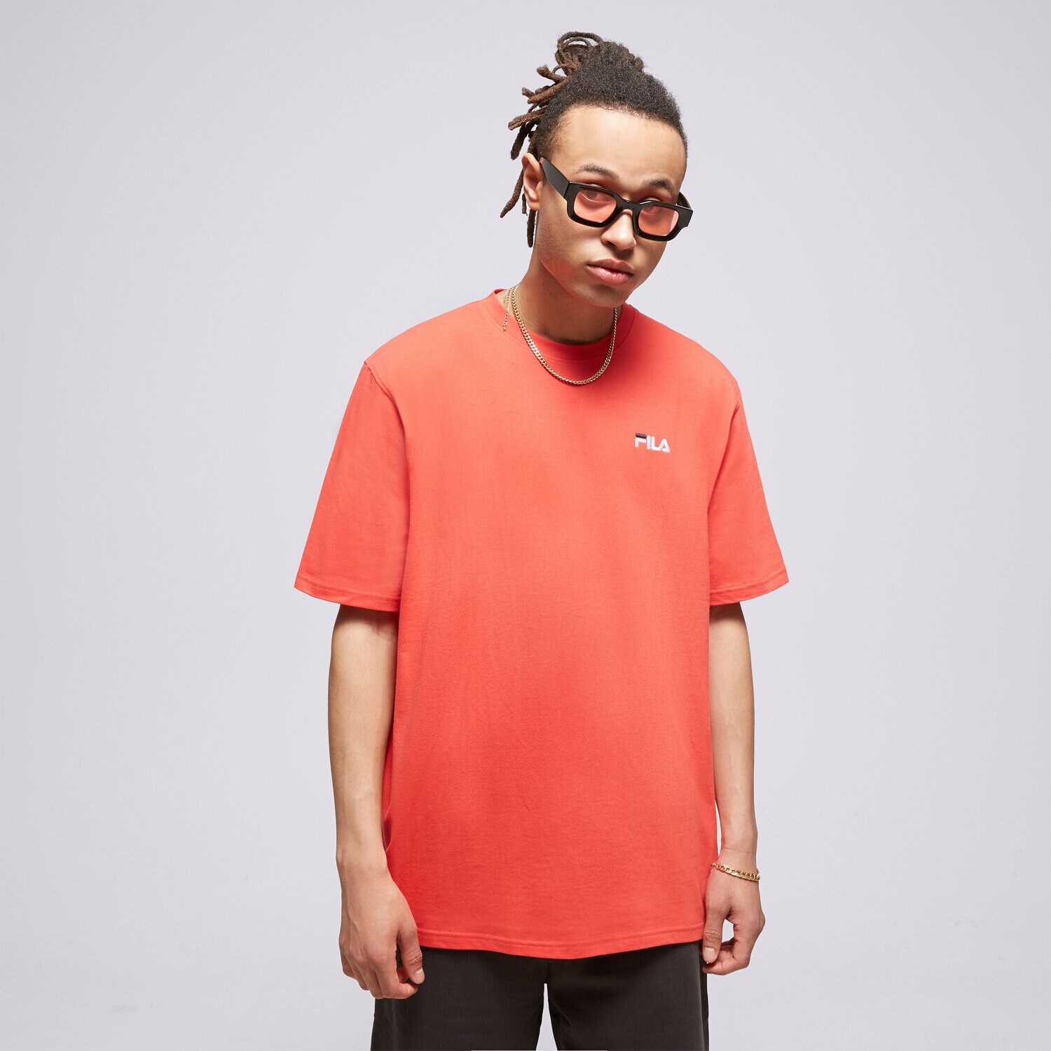 Muške majice FILA T-SHIRT DRINGO SS23SPM229506 crvena