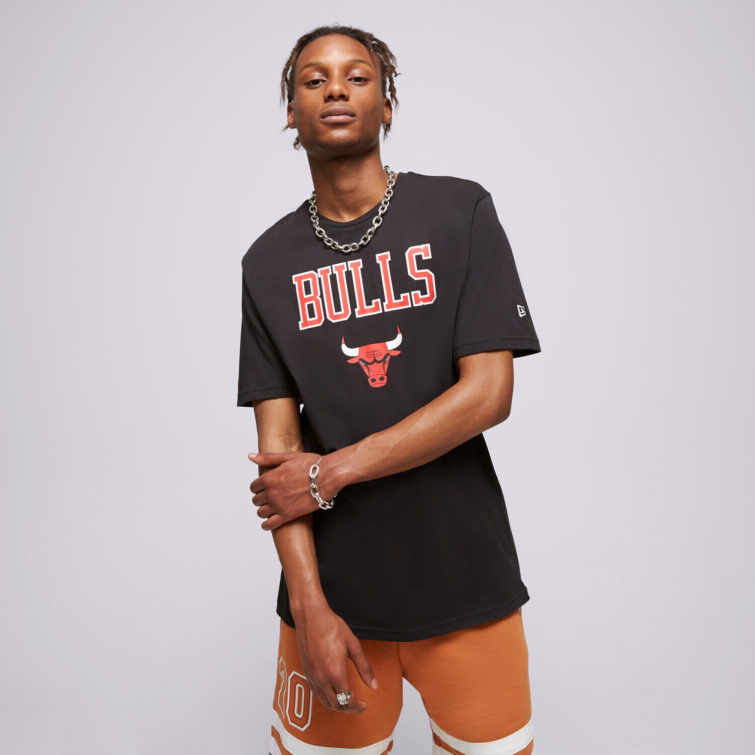Muške majice NEW ERA T-SHIRT NBA TEAM LOGO BULLS CHICAGO BULLS 60357049 crna