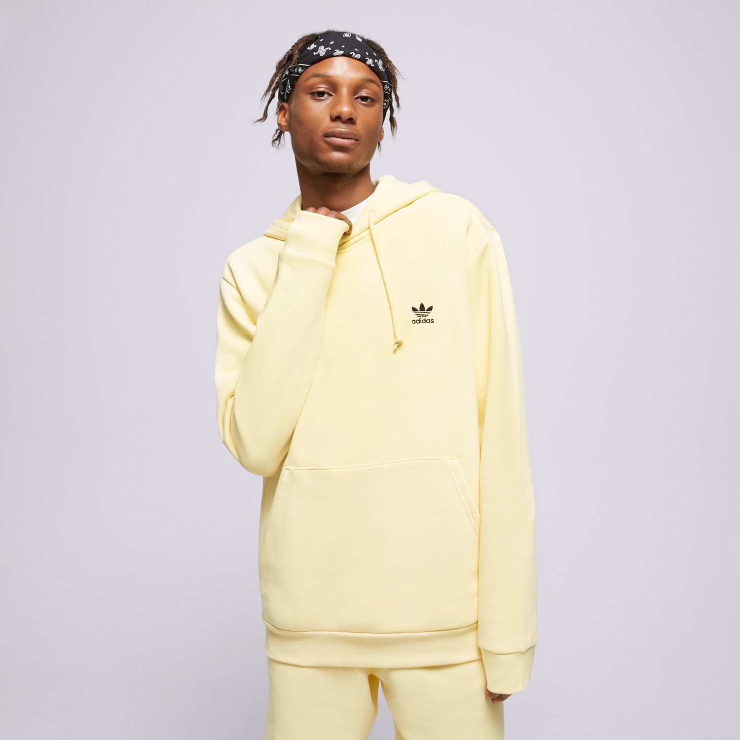 Muške dukserice ADIDAS VESTA S KAPULJAČOM ESSENTIAL HOODY IA4888 žuta