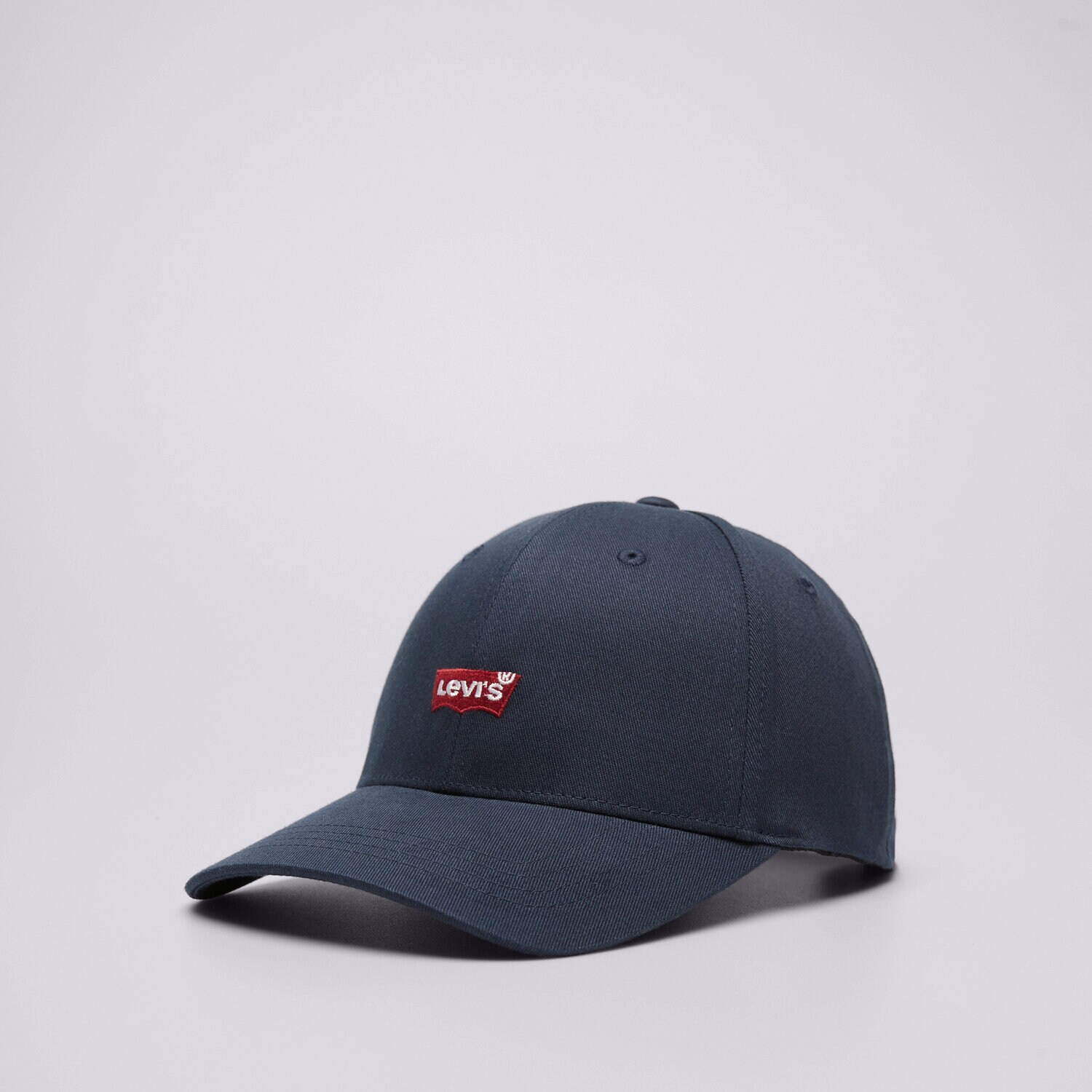Dječje kape sa šiltom LEVI'S KAPA HOUSEMARK FLEXFIT CAP D7723-0003 tamno plava