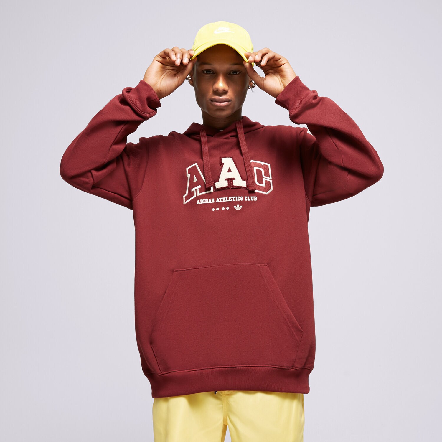 Muške dukserice ADIDAS VESTA S KAPULJAČOM METRO AAC HOOD IC8383 bordo
