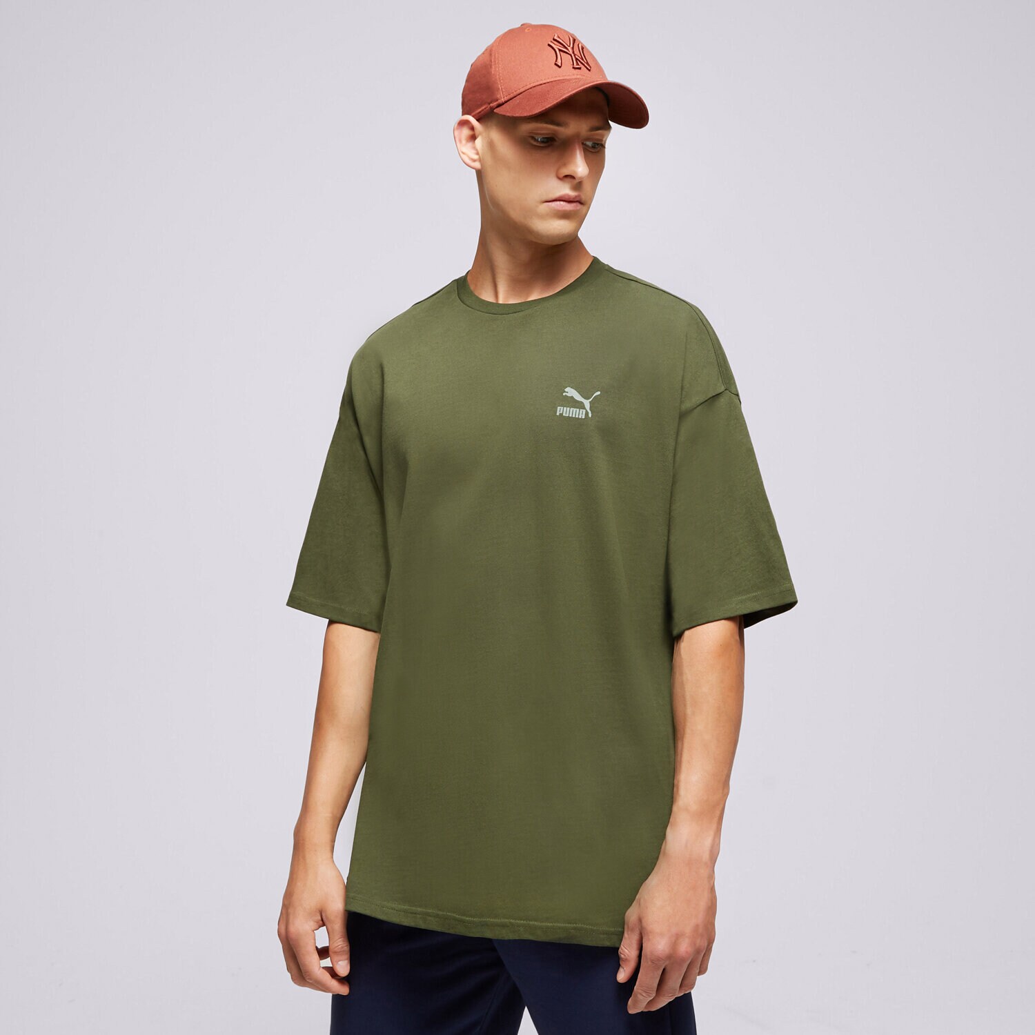 Muške majice PUMA T-SHIRT BETTER CLASSICS OVERSIZED 62131531 zelena
