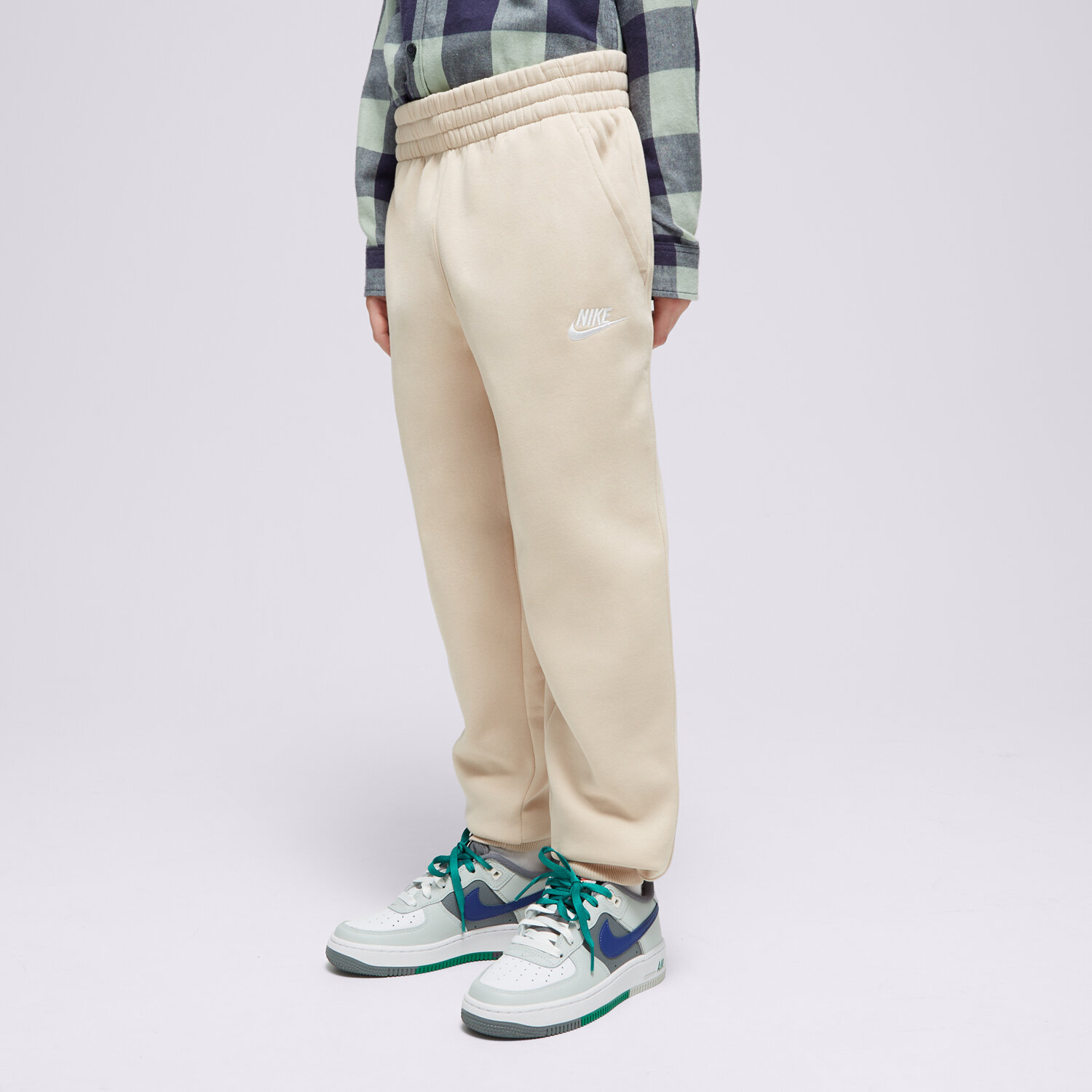 Dječje hlače NIKE HLAČE K NSW CLUB FLC JGGR LBR BOY FD3008-126 bež