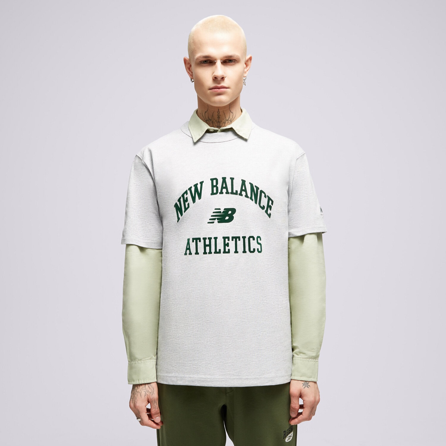 Muške majice NEW BALANCE T-SHIRT NB ATHLETICS VARSITY TEE MT33551AG šarena