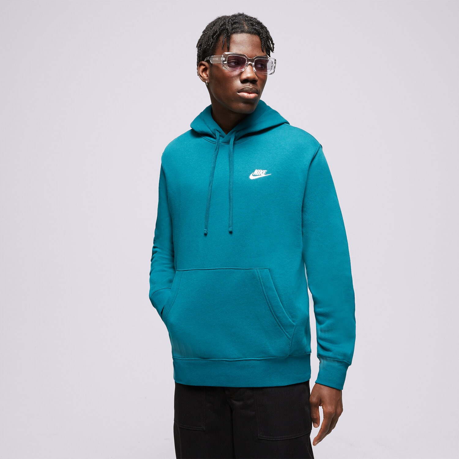 Muške dukserice NIKE VESTA S KAPULJAČOM NIKE SPORTSWEAR CLUB BV2654-381 plava