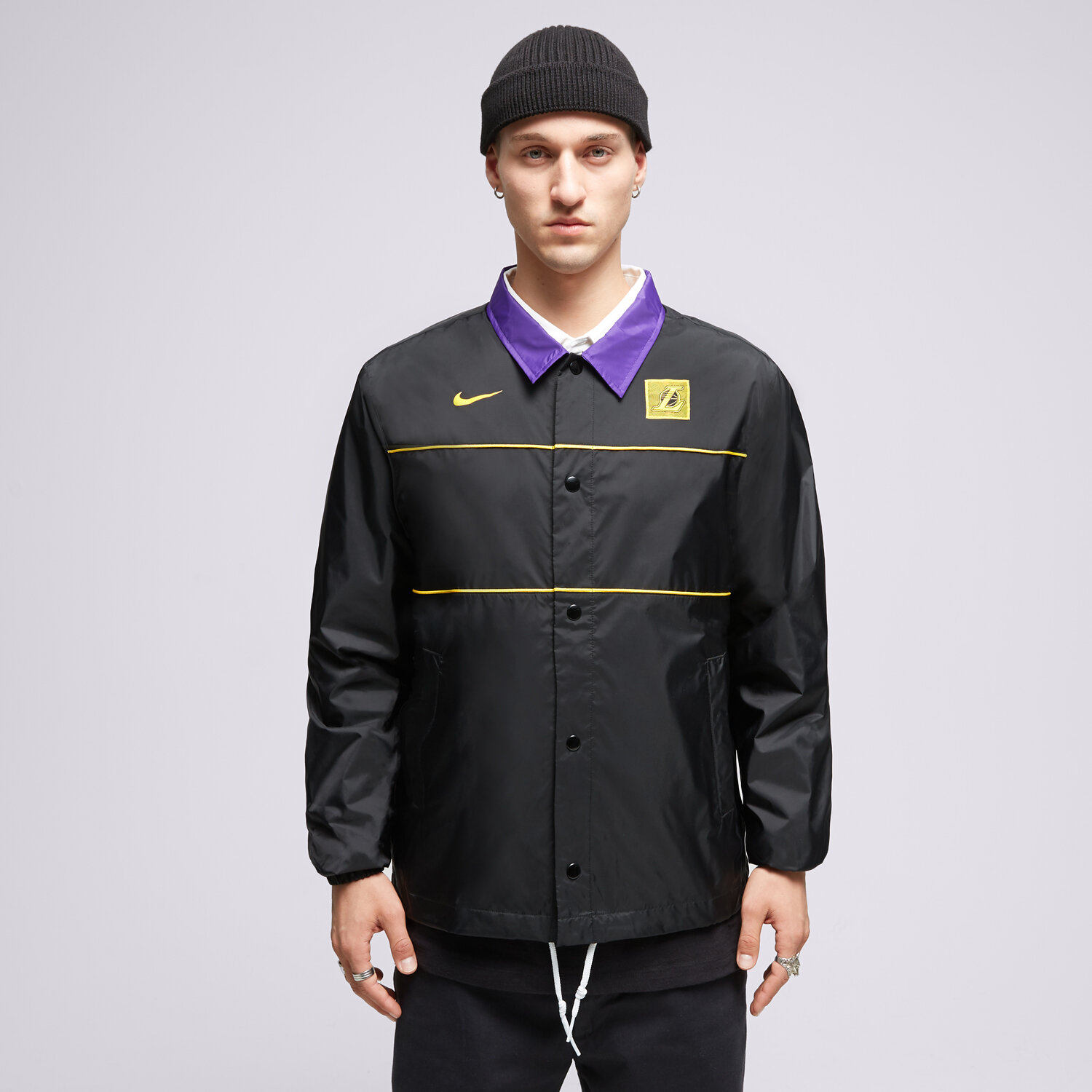Muške prijelazne jakne NIKE JAKNA LAL MNK JKT LTWT CTS NBA DX9839-010 crna
