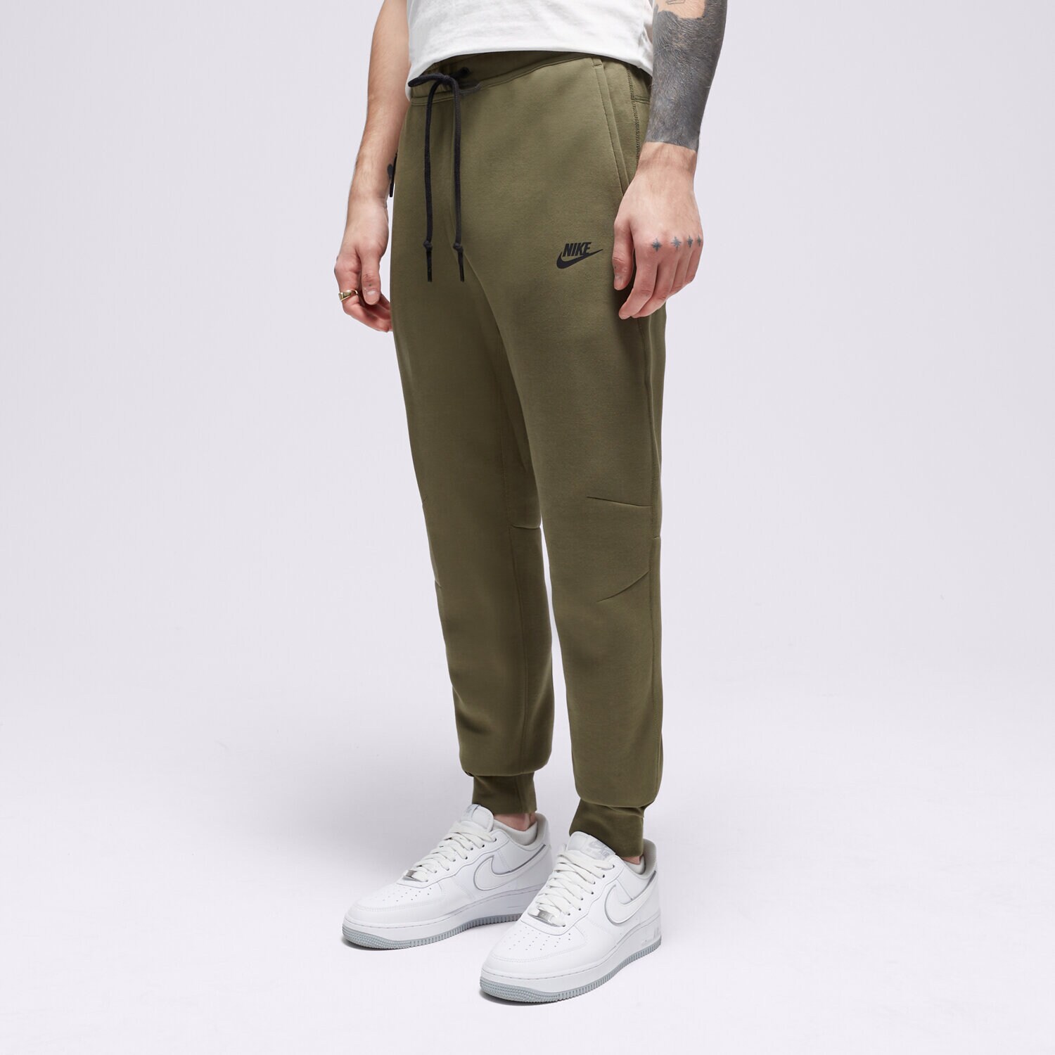 Muške hlače NIKE HLAČE M NK TCH FLC JGGR FB8002-222 kaki
