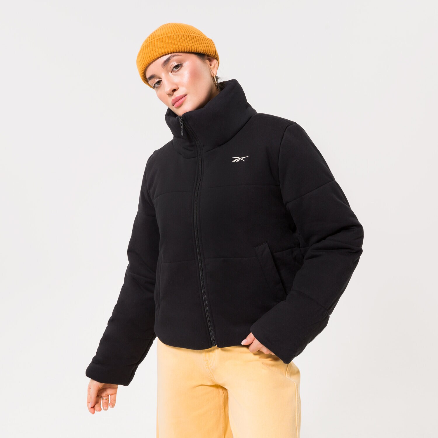 Ženske zimske jakne REEBOK JAKNA ZIMSKA S PUFFER JACKET BLACK HH7248 crna