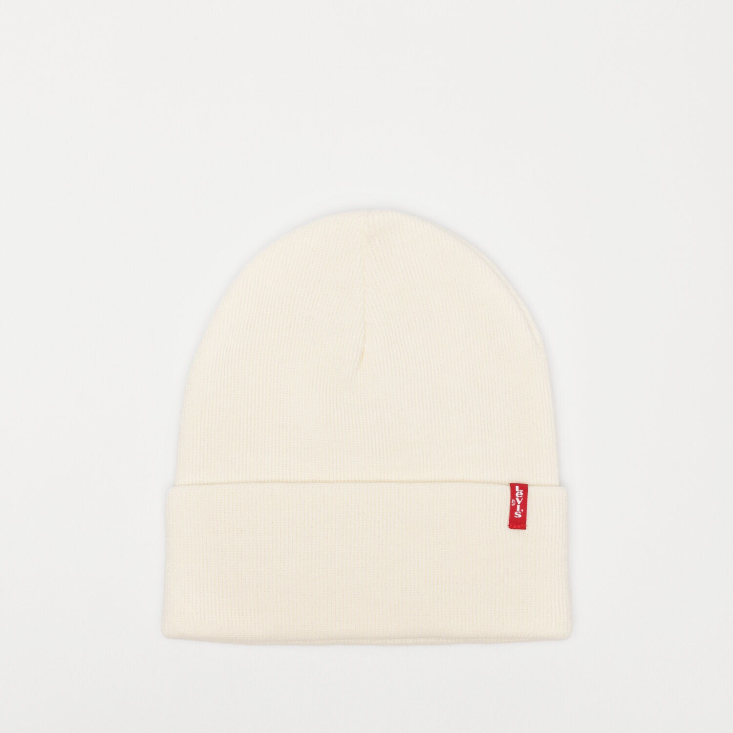 Ženske zimske kape LEVI'S KAPA SLOUCHY RED TAB BEANIE D7543-0004 bijela